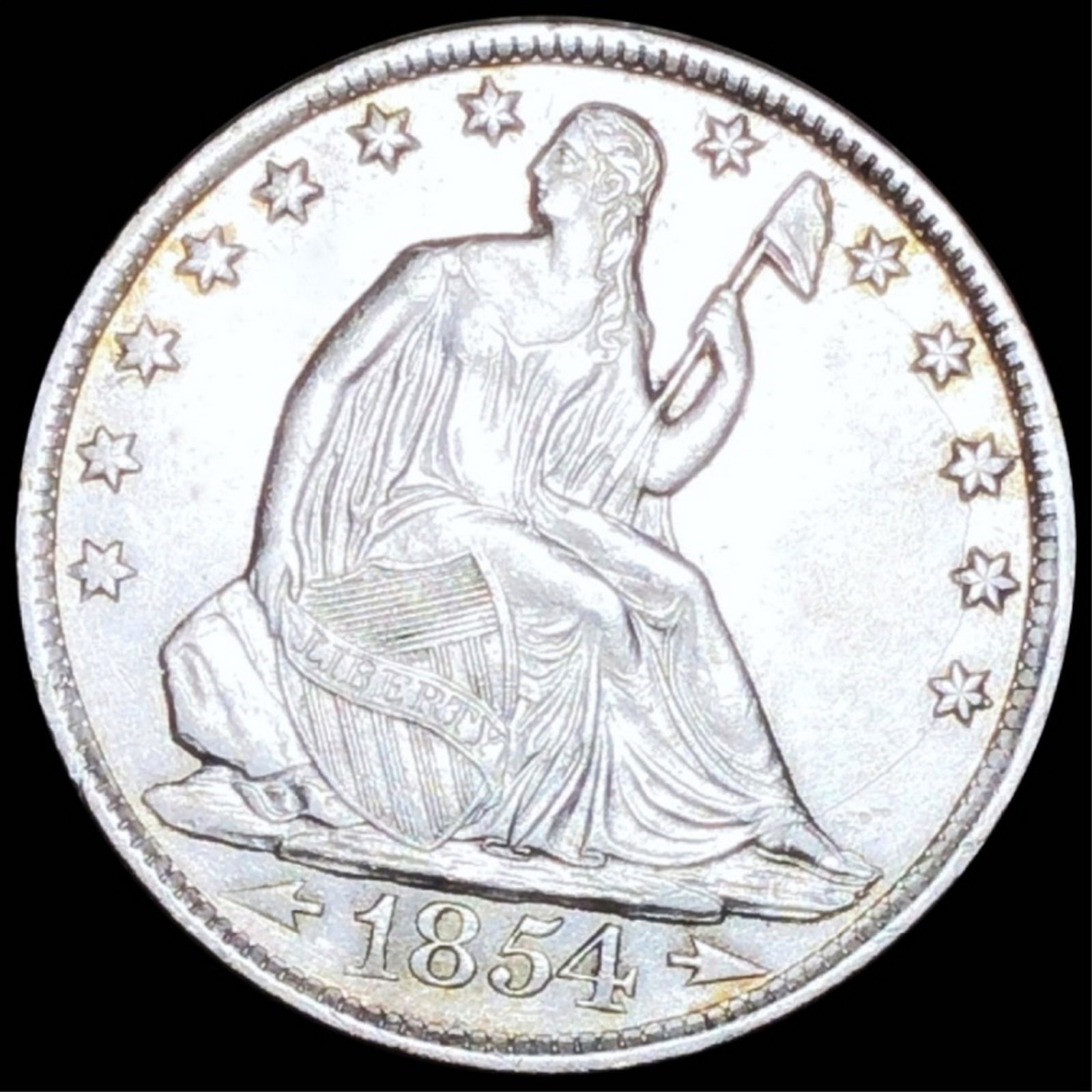 1854-O Seated Liberty Half Dollar UNCIRCULATED (1 of 2)