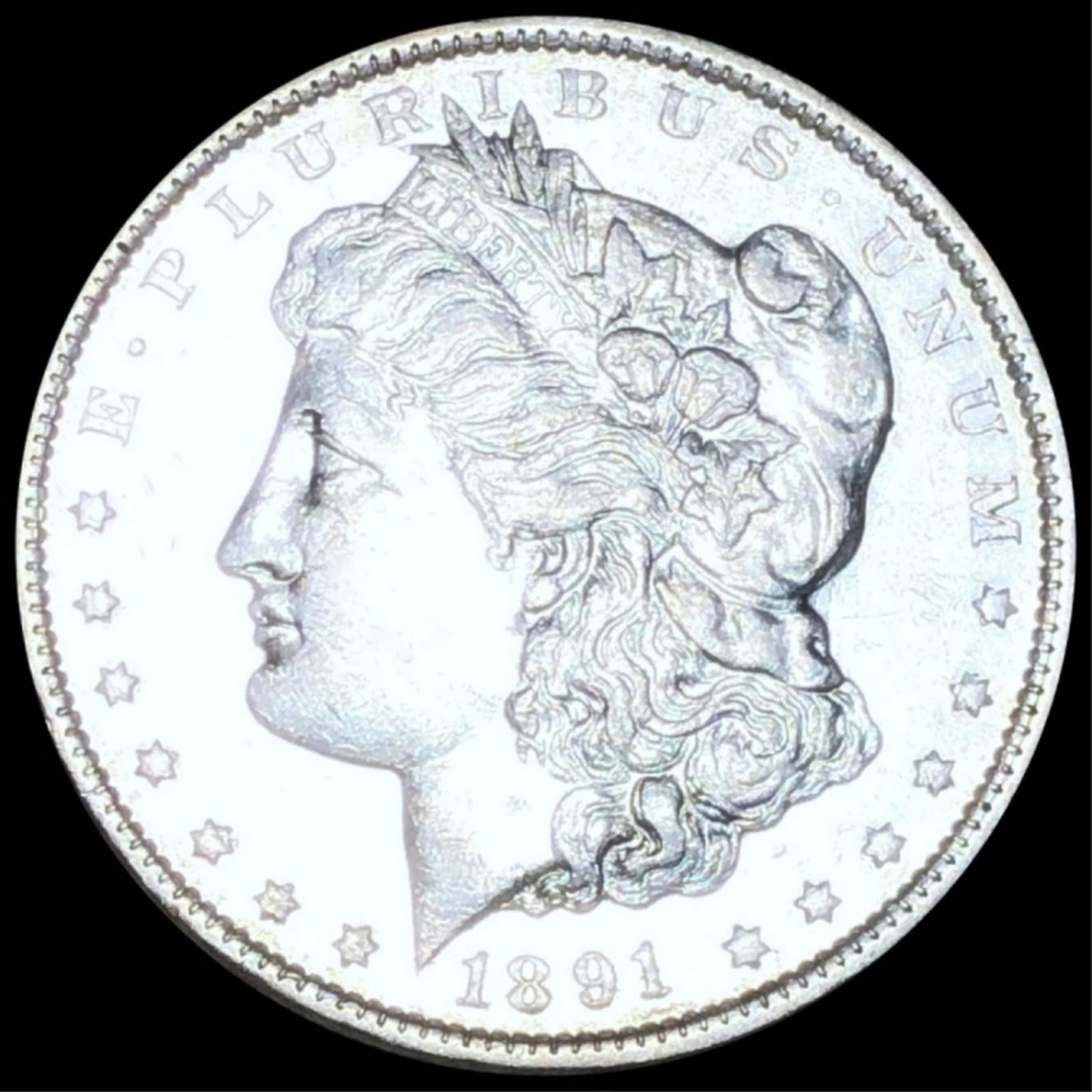 1891-CC Morgan Silver Dollar UNCIRCULATED (1 of 2)
