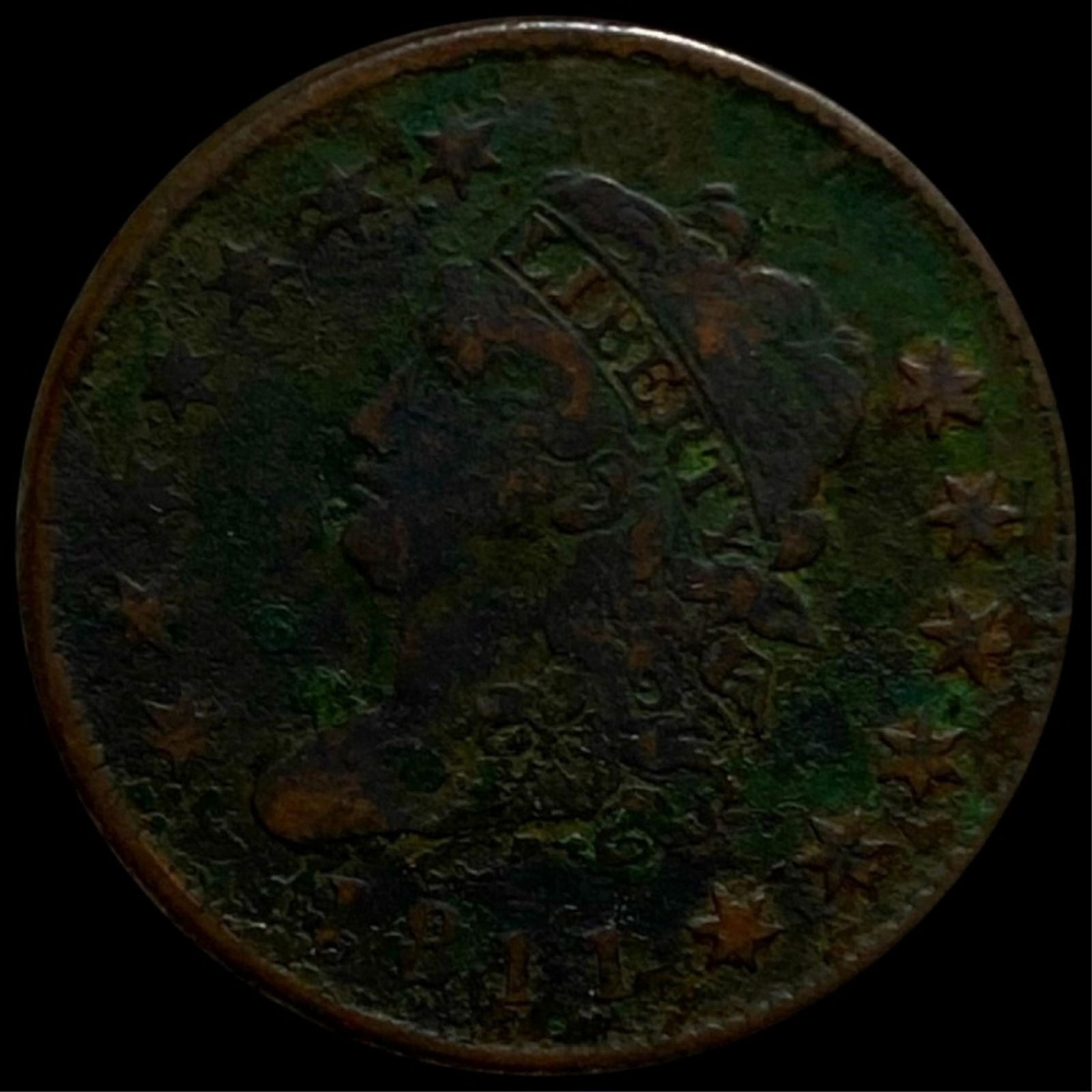 1811 Classic Head Large Cent NICELY CIRC (1 of 2)