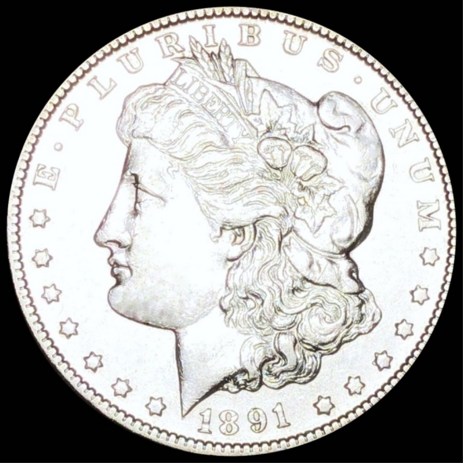 1891-CC Morgan Silver Dollar UNCIRCULATED (1 of 2)