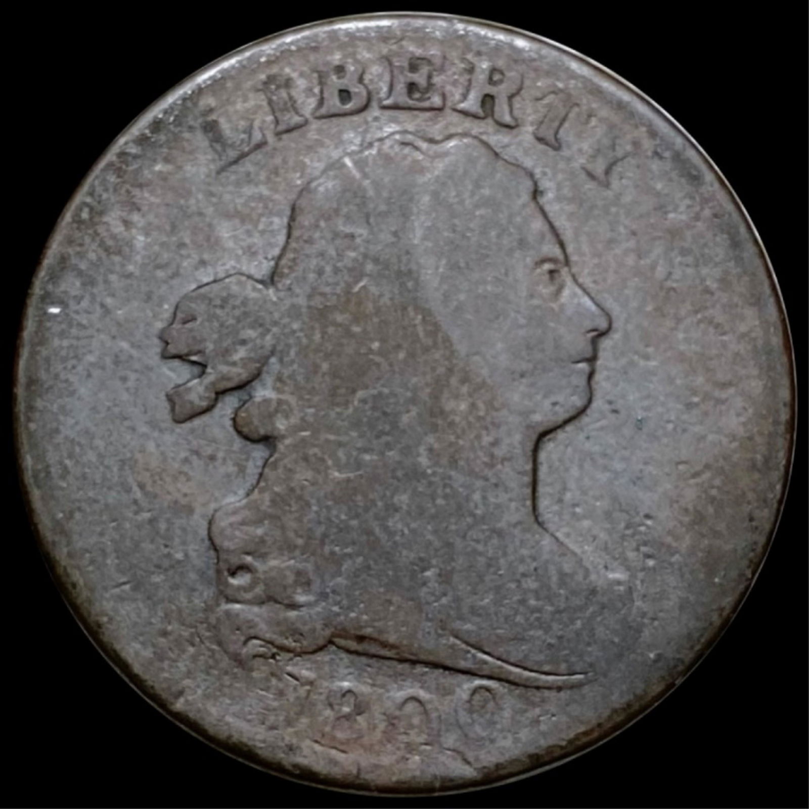 1800 Draped Bust Half Cent NICELY CIRCULATED (1 of 2)