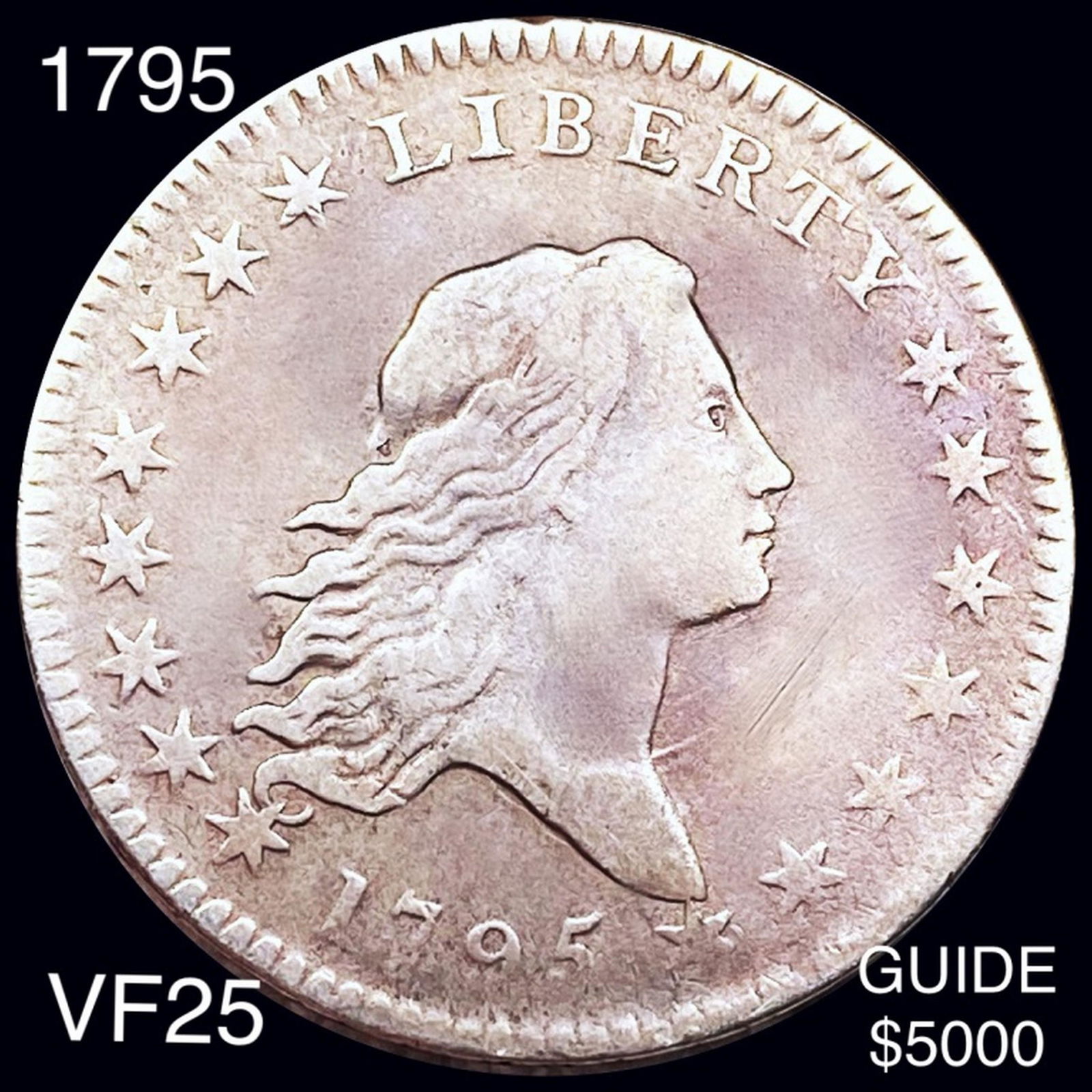 1795 Flowing Hair Half Dollar NICELY CIRCULATED (1 of 2)