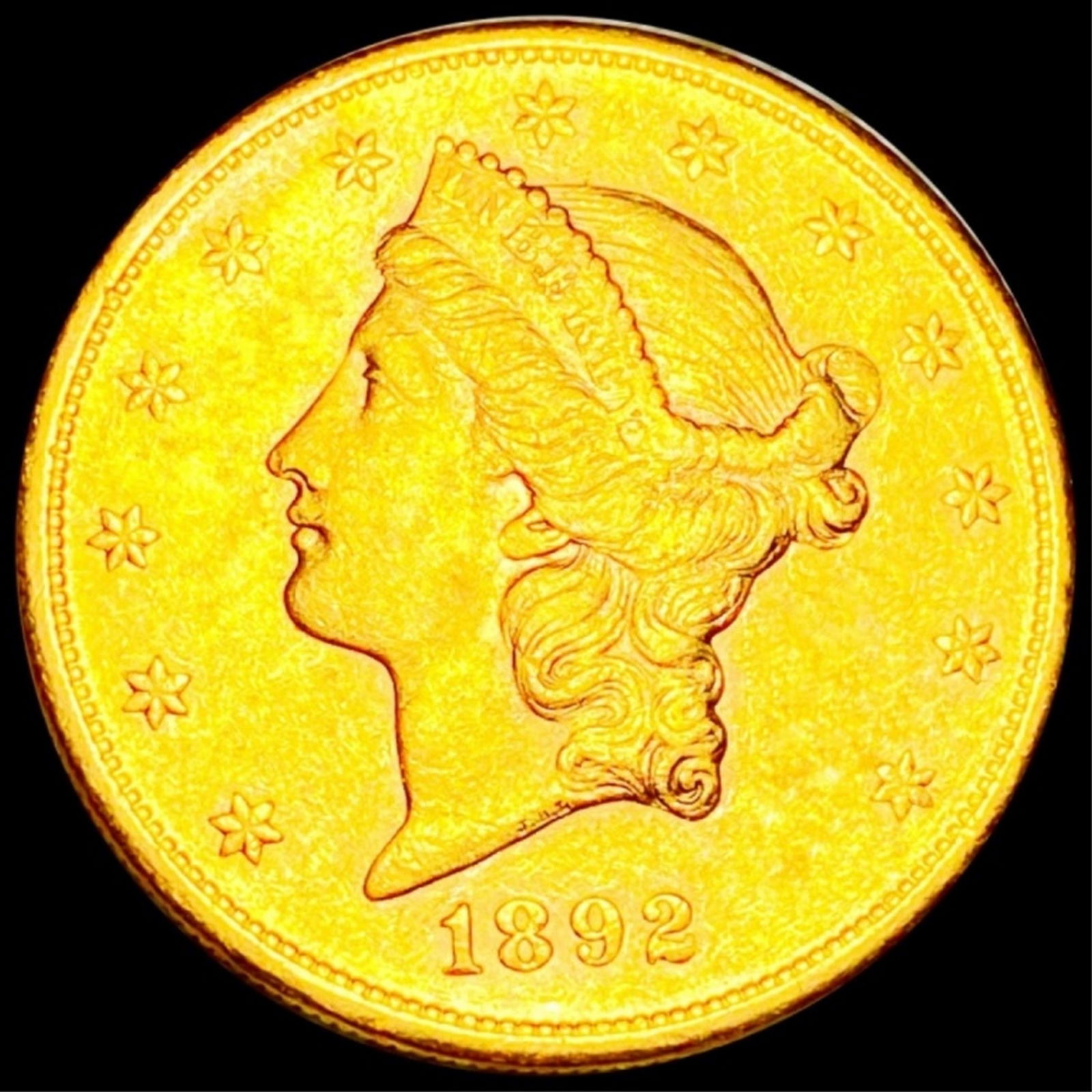 1892-S $20 Gold Double Eagle UNCIRCULATED (1 of 2)