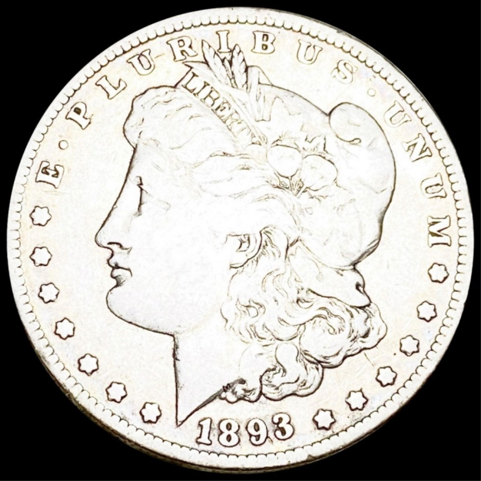 1893-O Morgan Silver Dollar NICELY CIRCULATED (1 of 2)