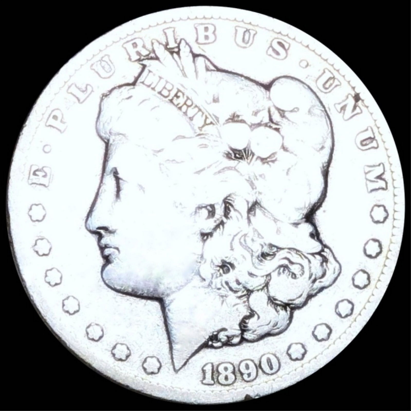 1890-CC Morgan Silver Dollar NICELY CIRCULATED (1 of 2)