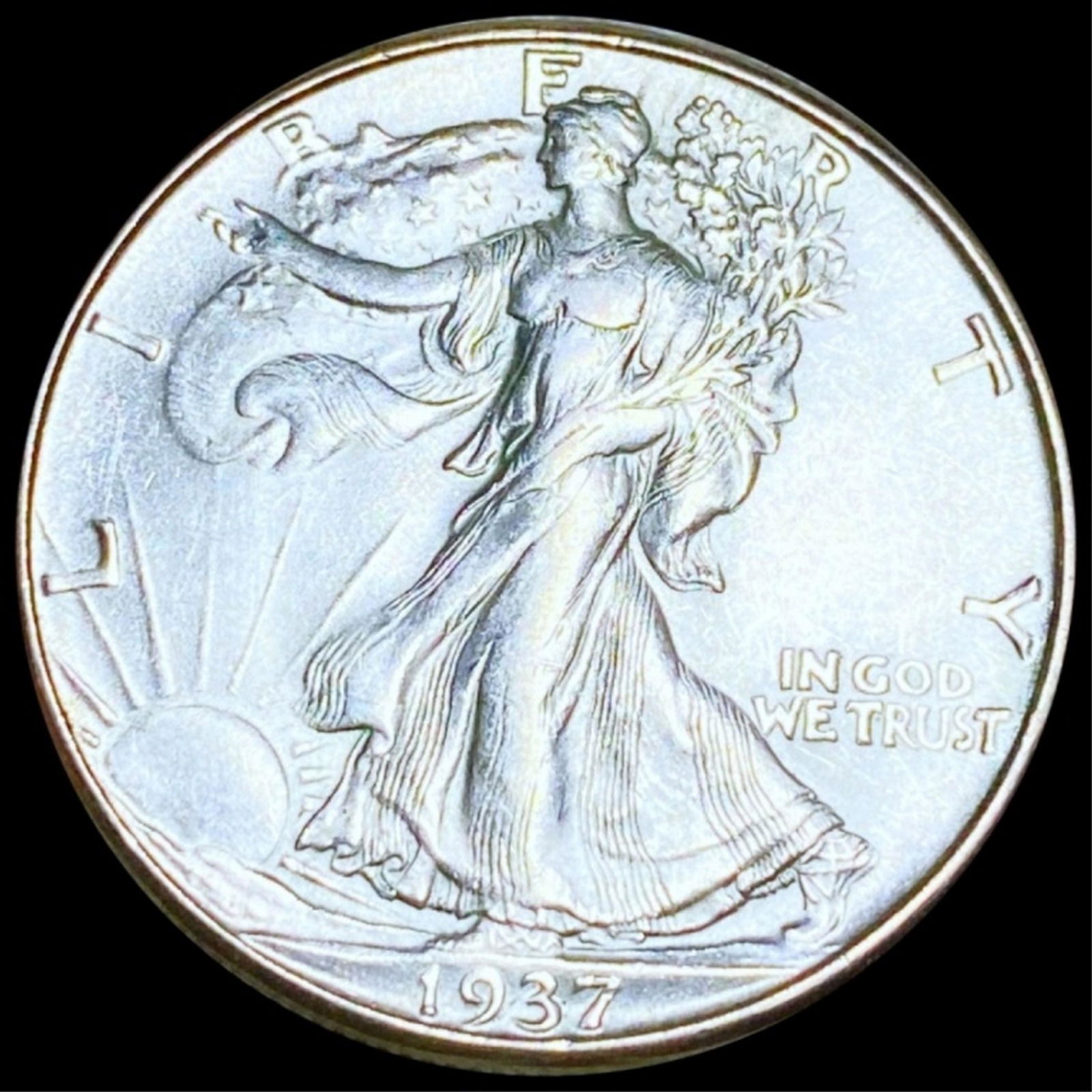 1937-D Walking Half Dollar UNCIRCULATED (1 of 2)