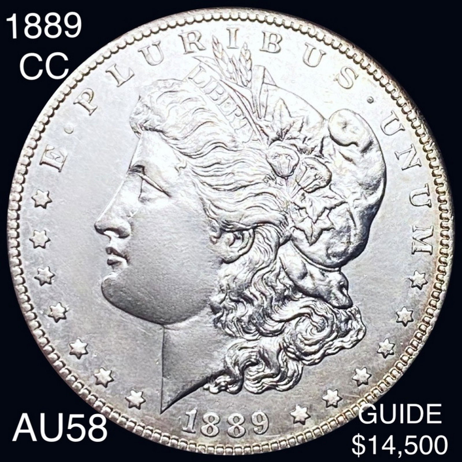 1889-CC Morgan Silver Dollar CHOICE AU (1 of 2)