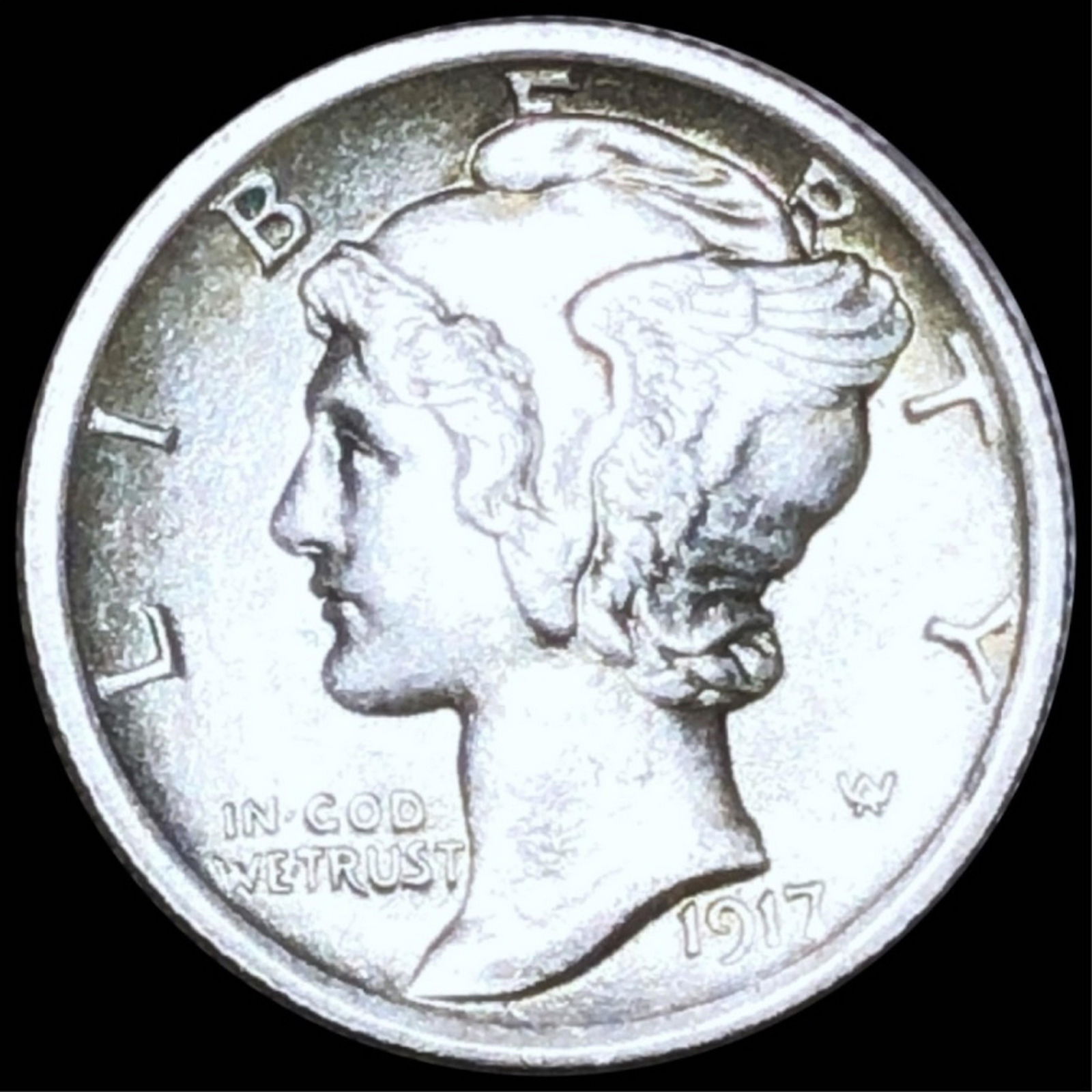 1917  Mercury Silver Dime UNCIRCULATED (1 of 2)