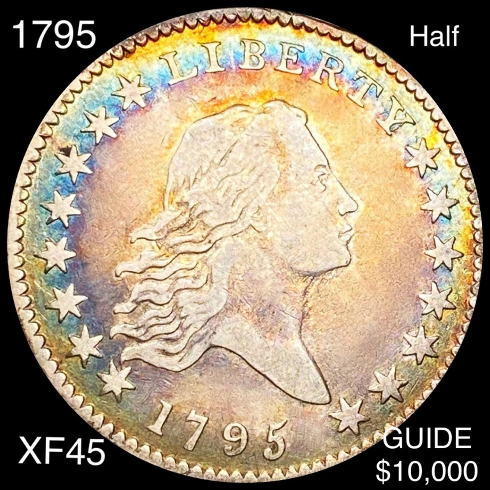 1795 Flowing Hair Half Dollar LIGHT CIRC (1 of 2)