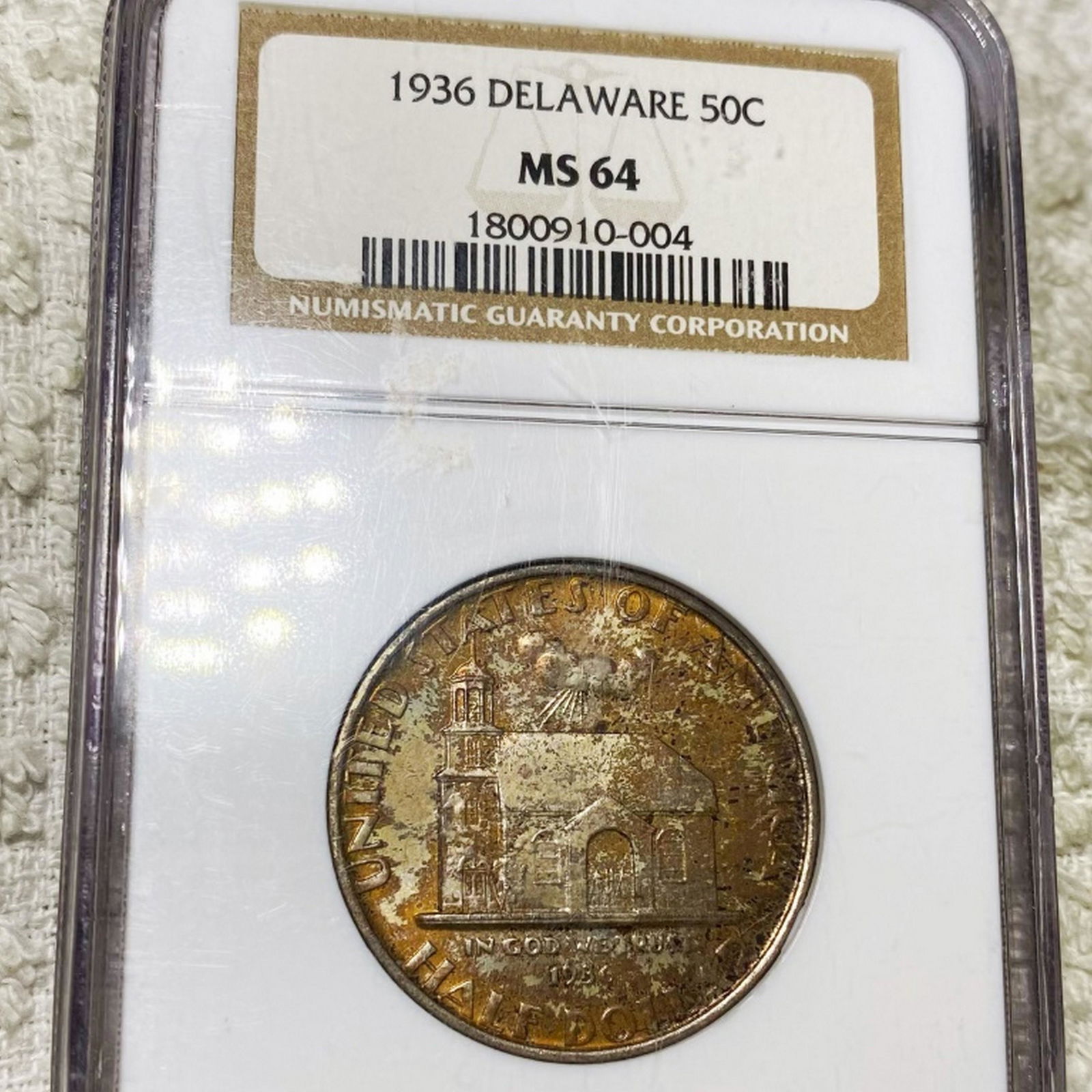 1936 Delaware Half Dollar NGC - MS64 (1 of 2)