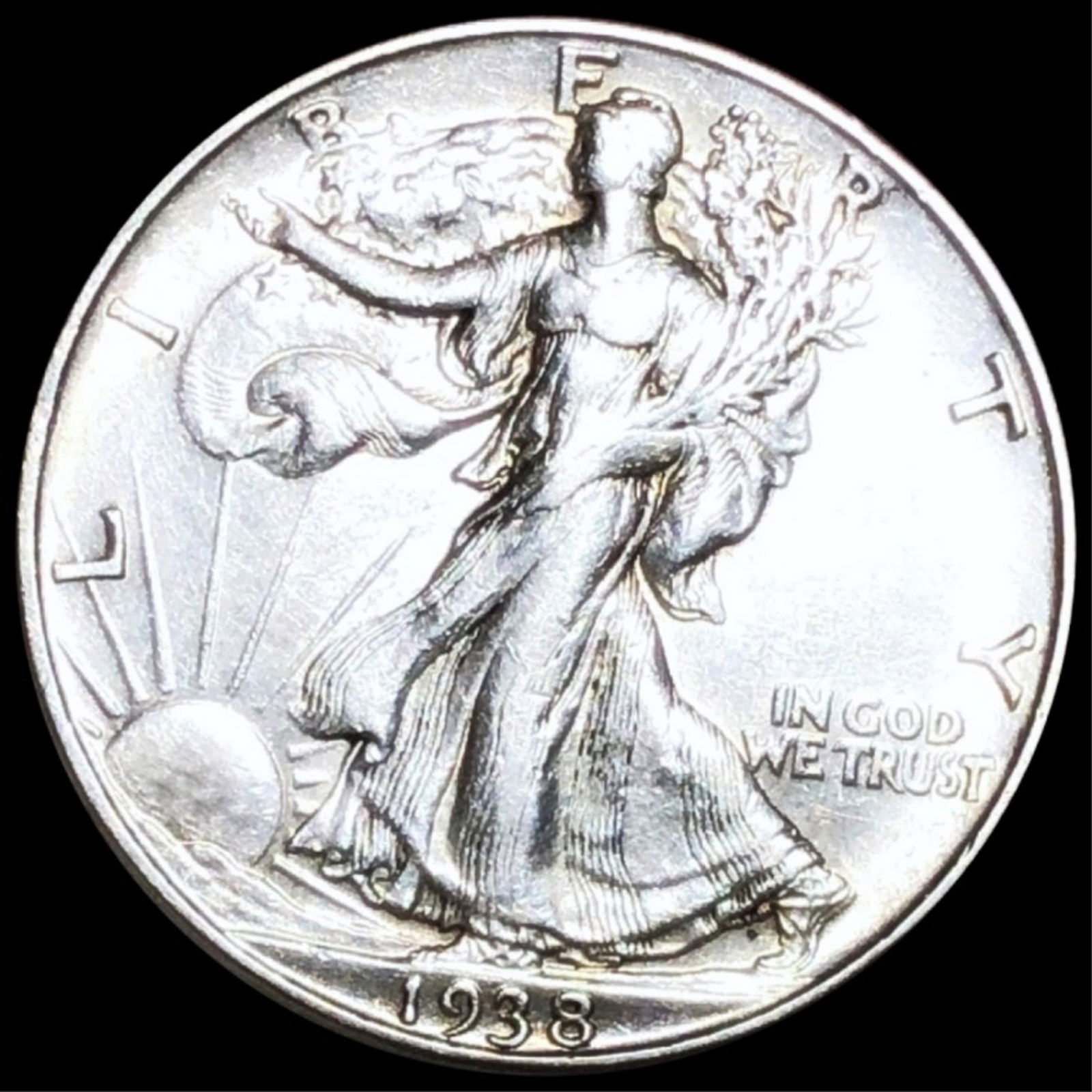 1938-D Walking Liberty Half Dollar CLOSELY UNC (1 of 2)