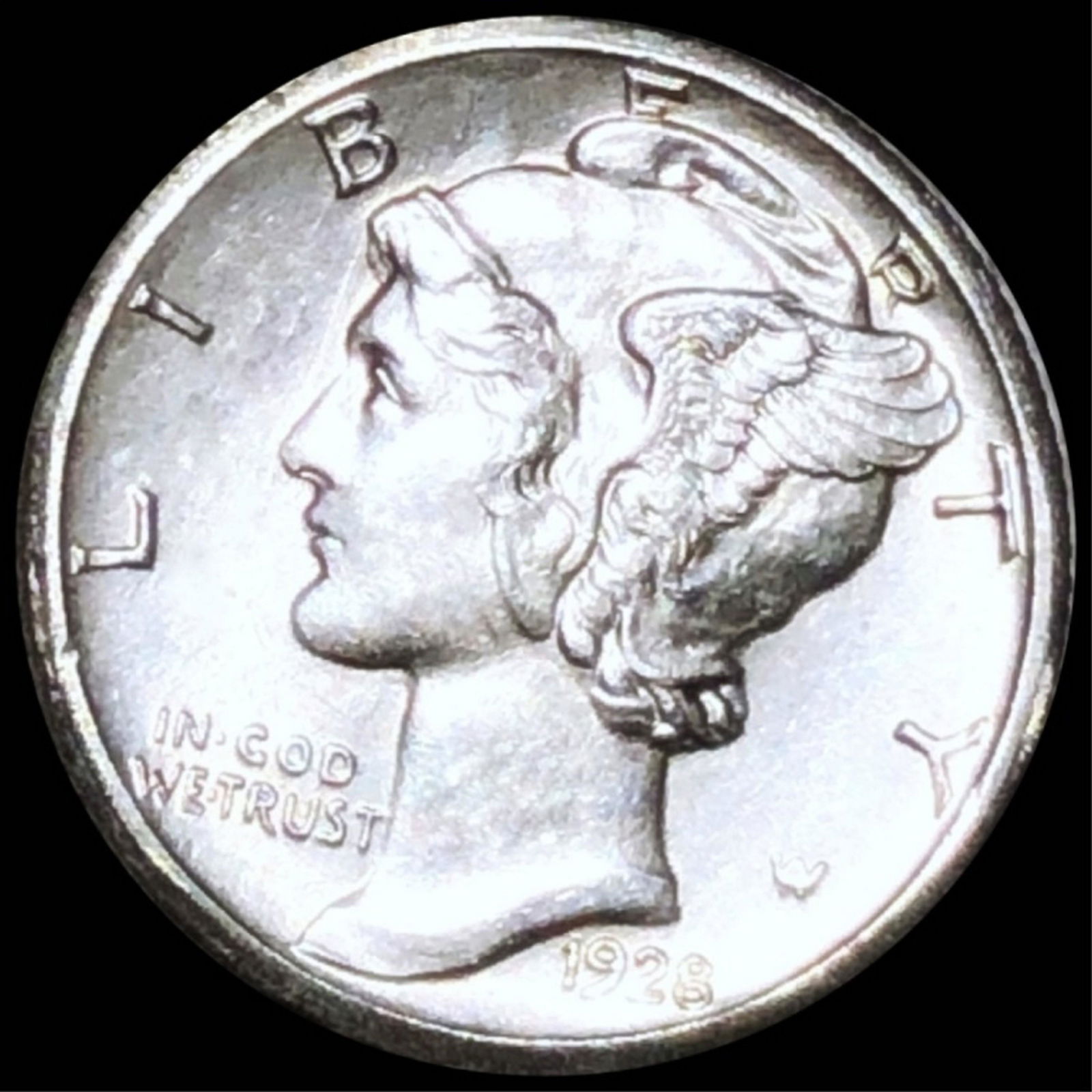 1928-S Mercury Silver Dime UNCIRCULATED (1 of 2)