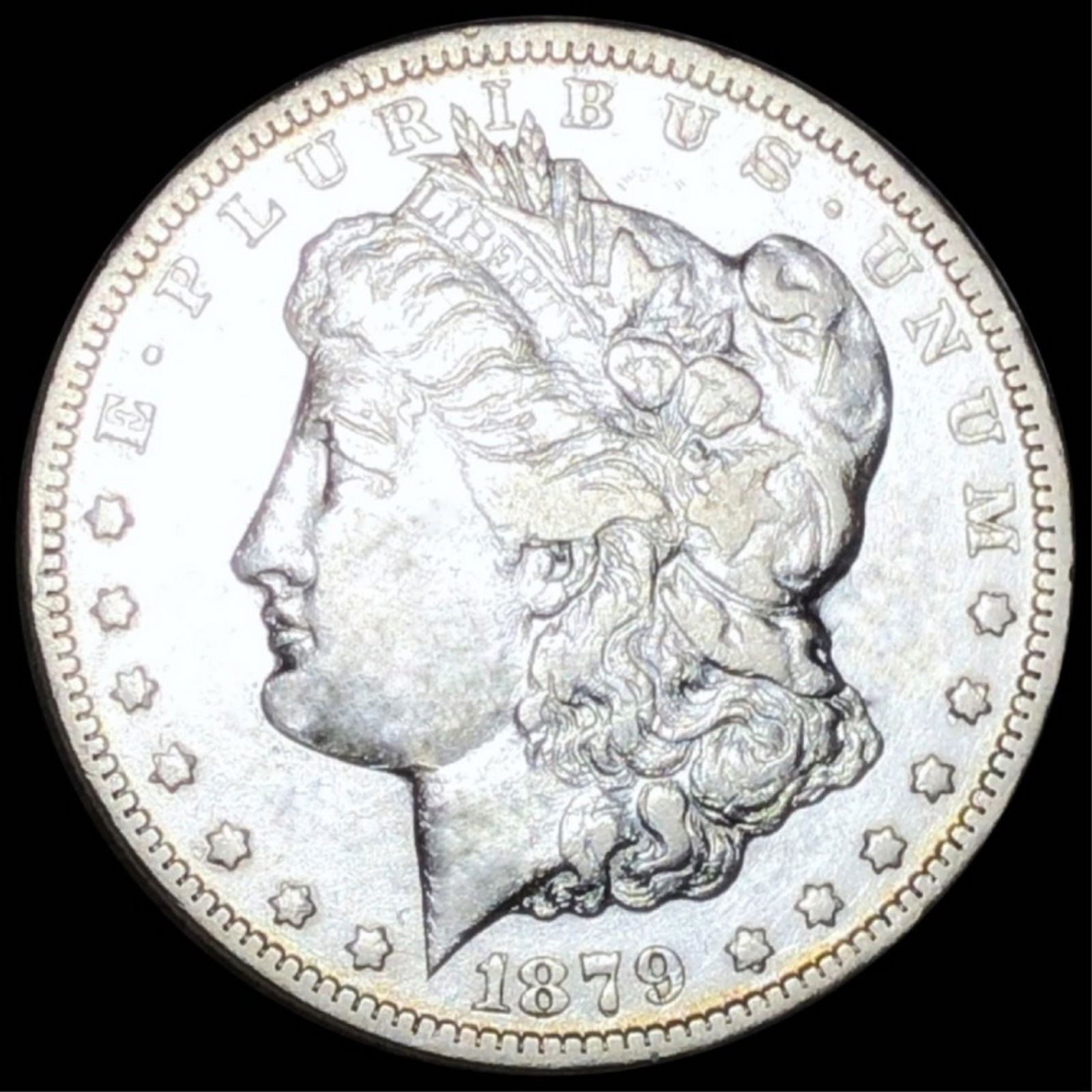 1879-CC Morgan Silver Dollar ABOUT UNCIRCULATED (1 of 2)