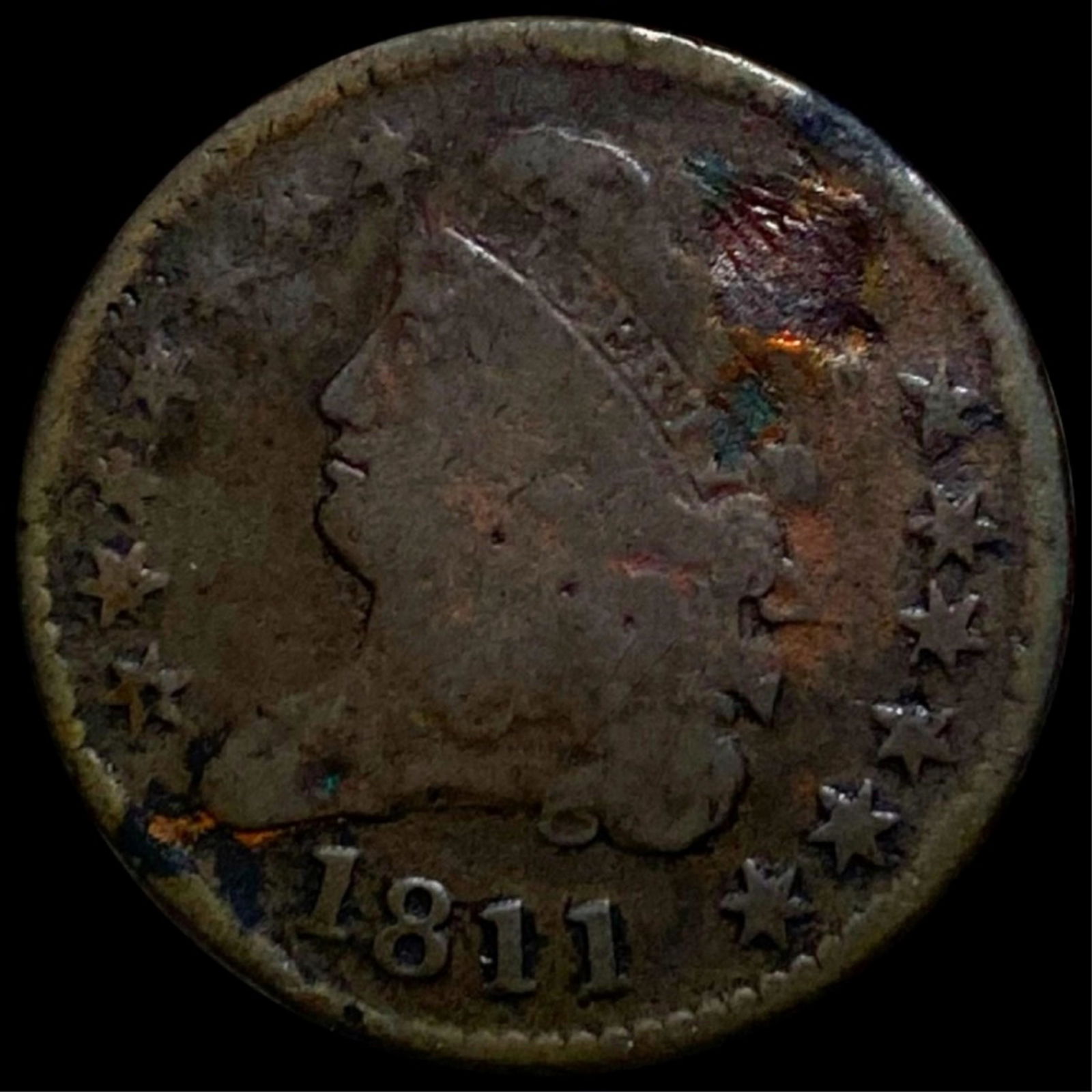 1811 Classic Head Half Cent NICELY CIRCULATED (1 of 2)