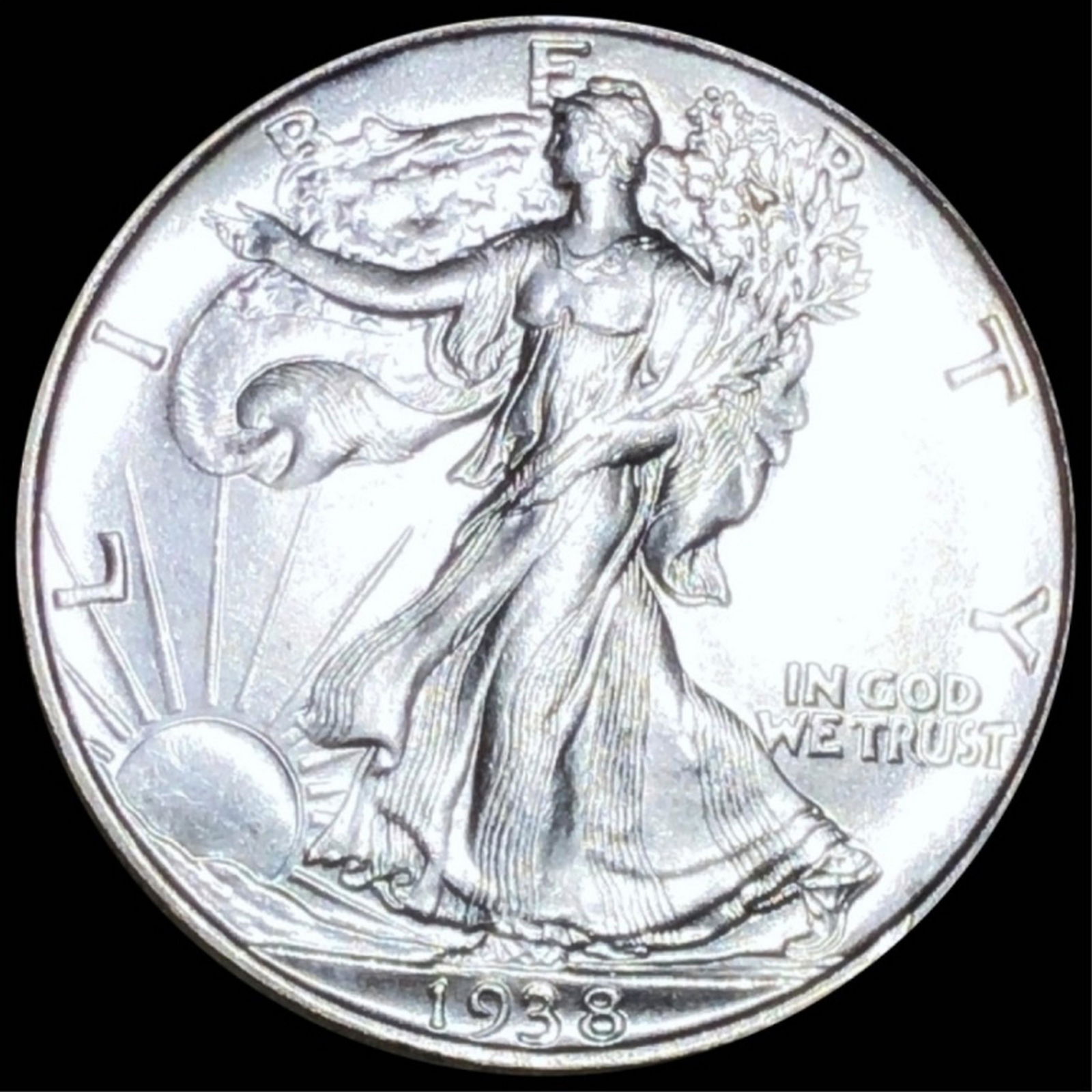 1938 Walking Half Dollar UNCIRCULATED (1 of 2)