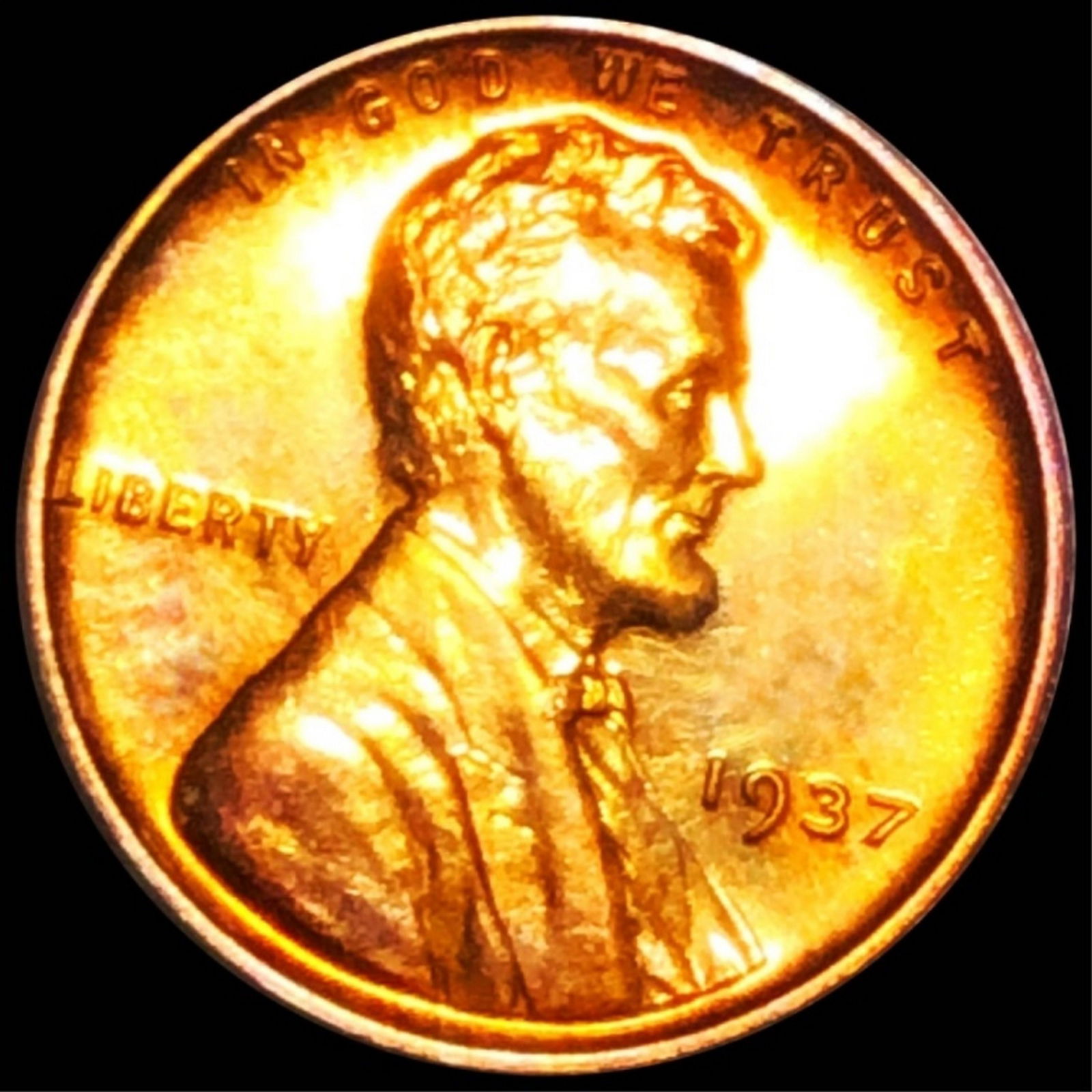 1937 Lincoln Wheat Penny GEM PROOF (1 of 2)