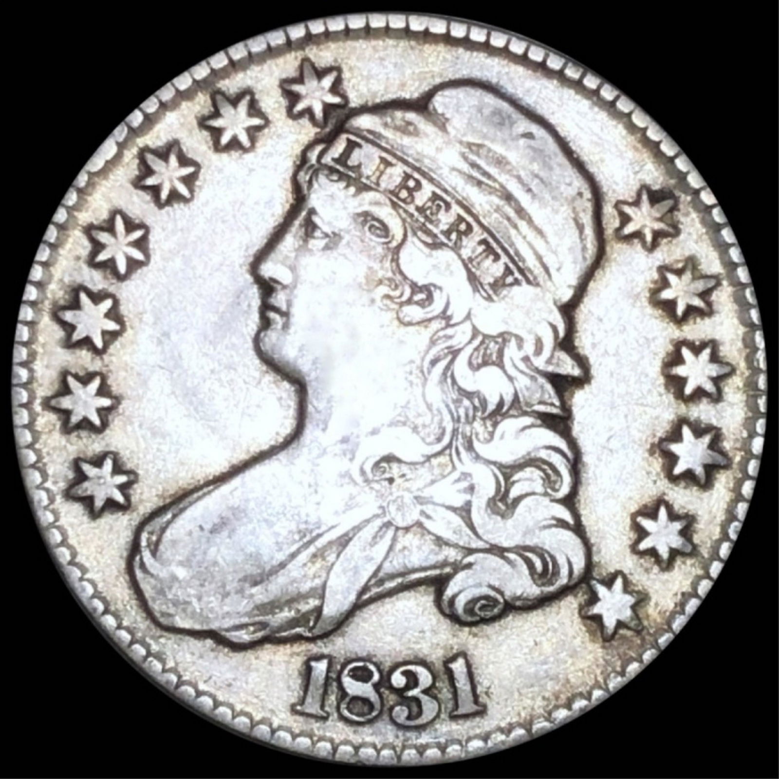 1831 Capped Bust Half Dollar LIGHTLY CIRCULATED (1 of 2)