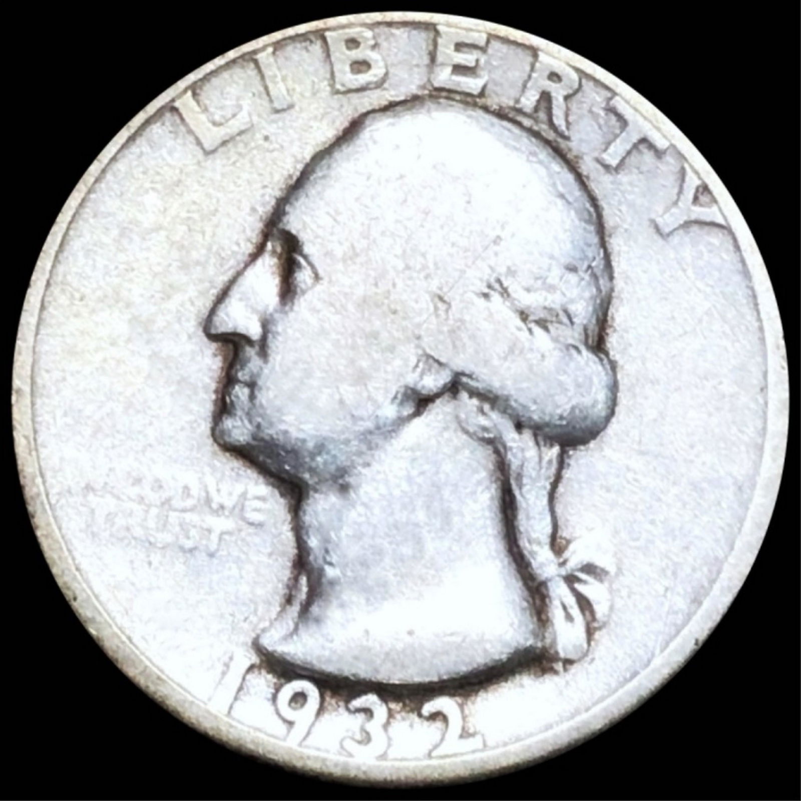 1932-S Washington Silver Quarter NICELY CIRCULATED (1 of 2)