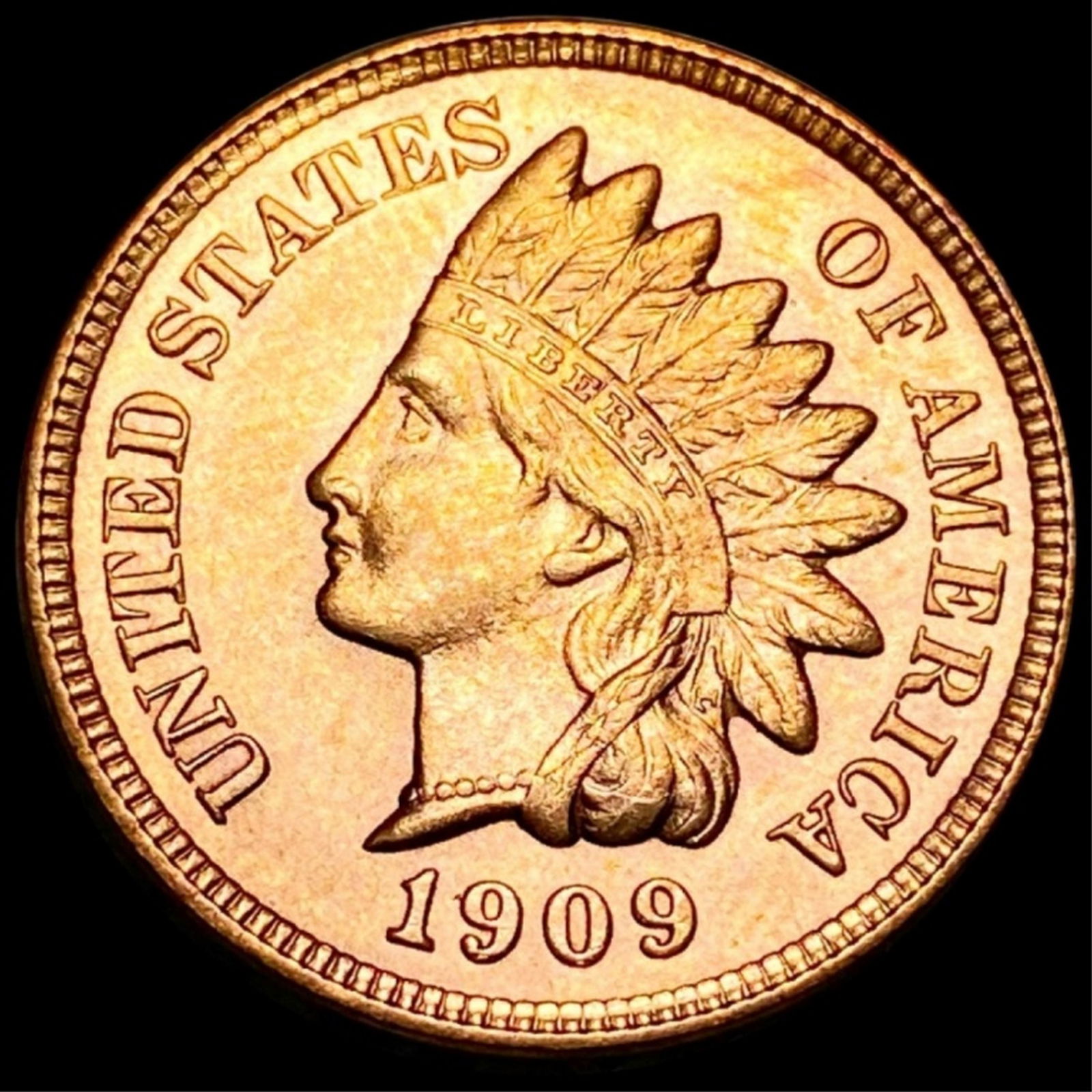 1909 Indian Head Penny UNCIRCULATED (1 of 2)