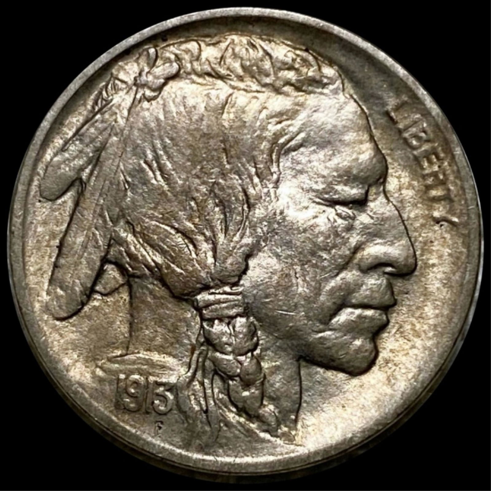 1913 TY1 Buffalo Head Nickel CLOSELY UNC (1 of 2)
