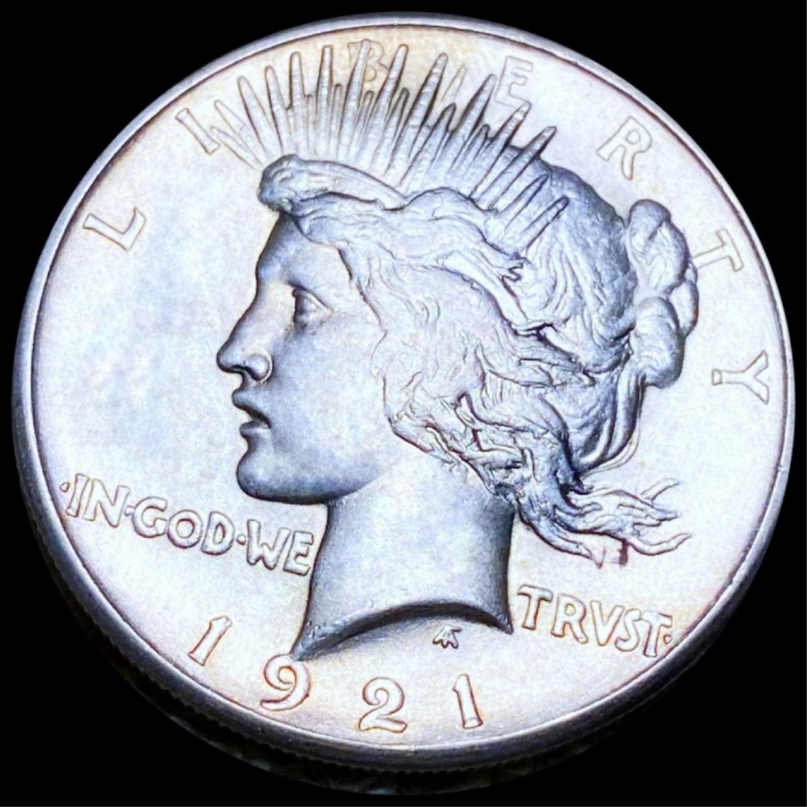 1921 Silver Peace Dollar CLOSELY UNCIRCULATED (1 of 2)