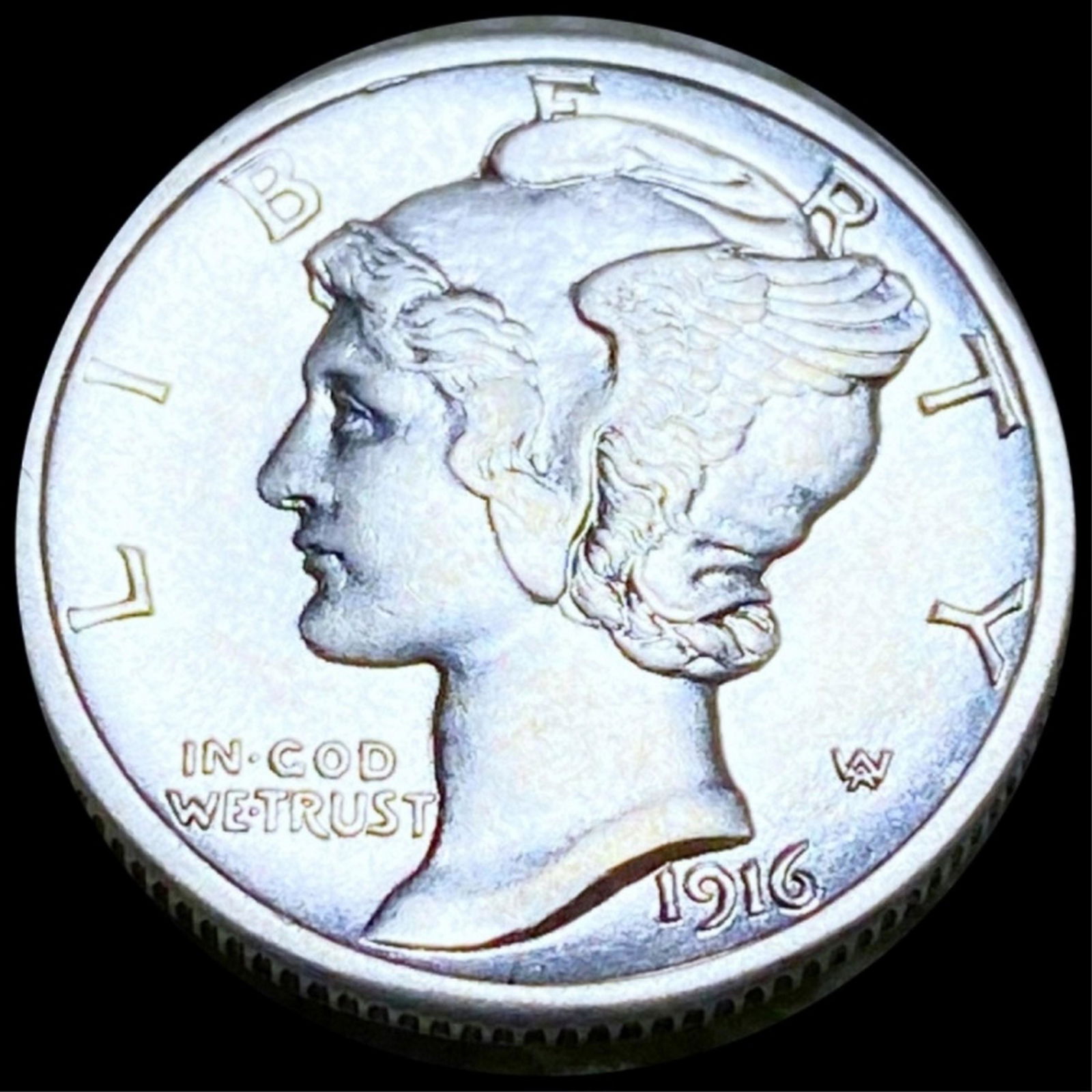 1916-S Mercury Silver Dime UNCIRCULATED (1 of 2)