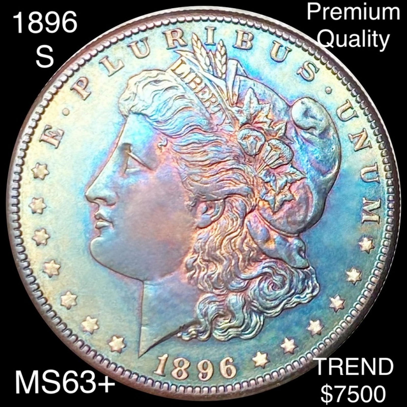 1896-S Morgan Silver Dollar CHOICE BU (1 of 2)