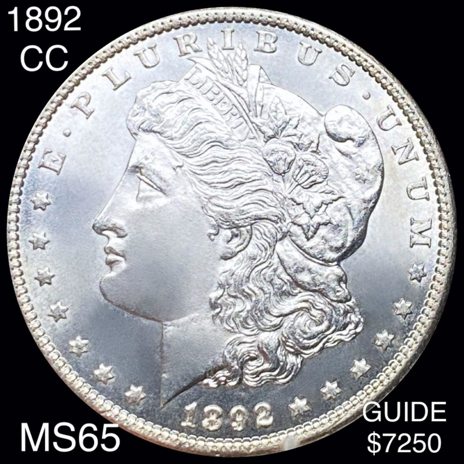 1892-CC Morgan Silver Dollar GEM BU (1 of 2)