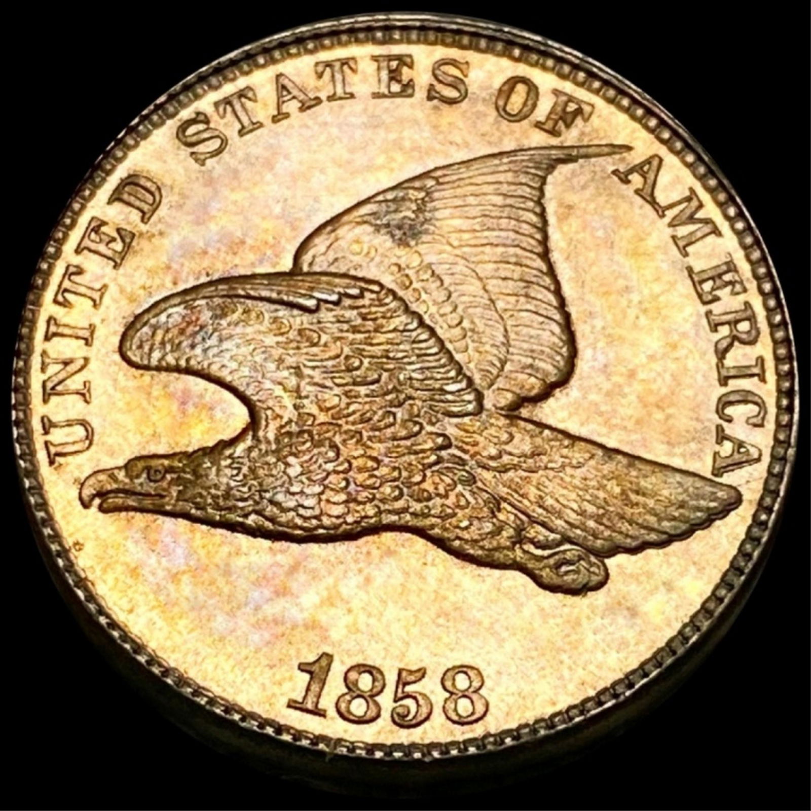 1858 Flying Eagle Cent CHOICE BU (1 of 2)