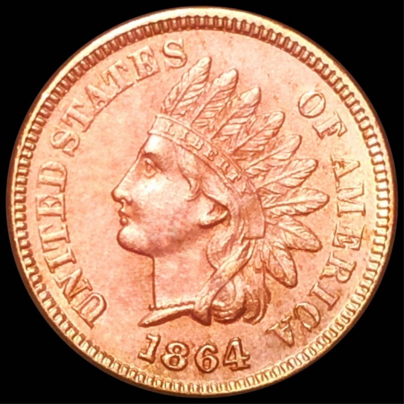 1864 "With L" Indian Head Penny UNCIRCULATED (1 of 2)