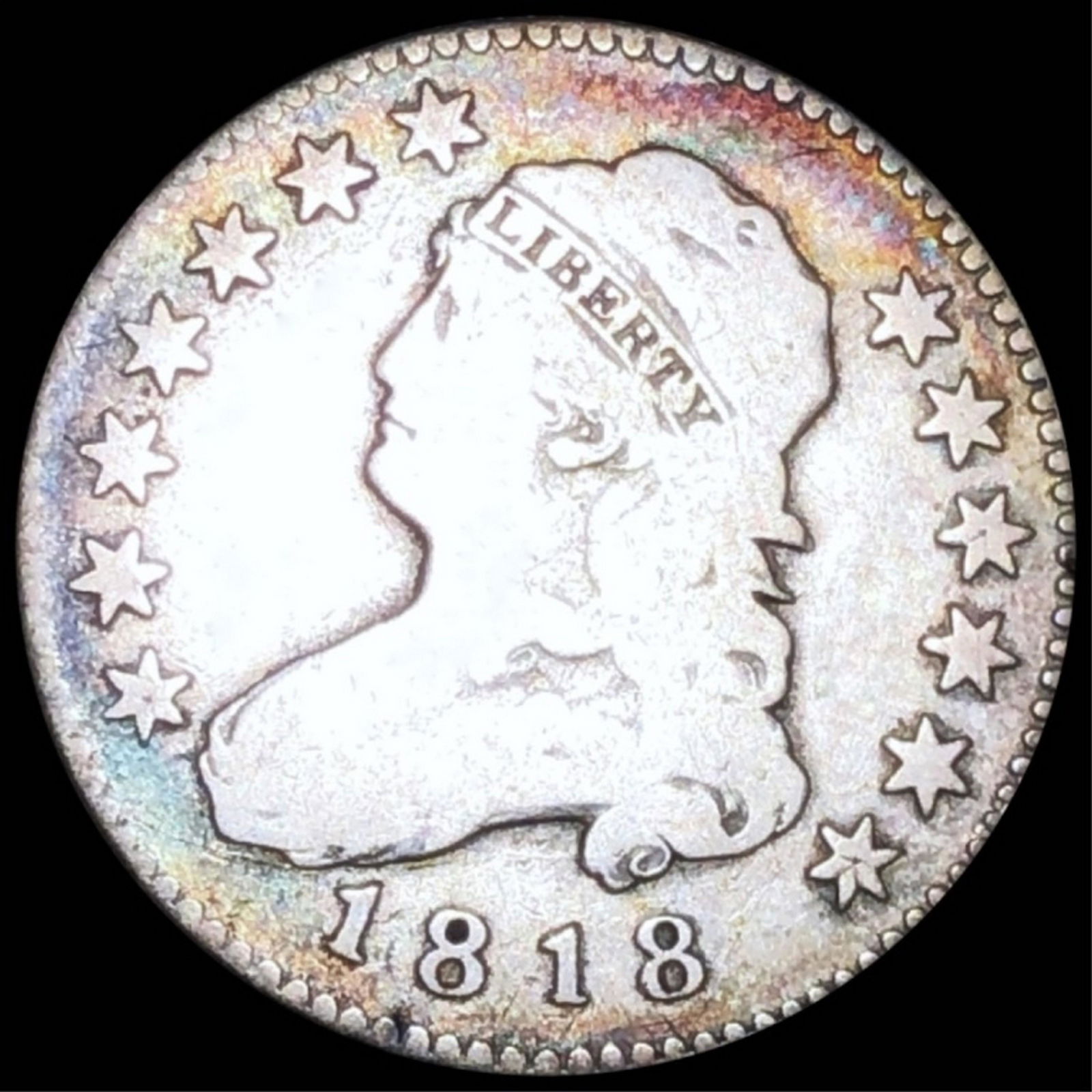 1818 Capped Bust Quarter NICELY CIRCULATED (1 of 2)