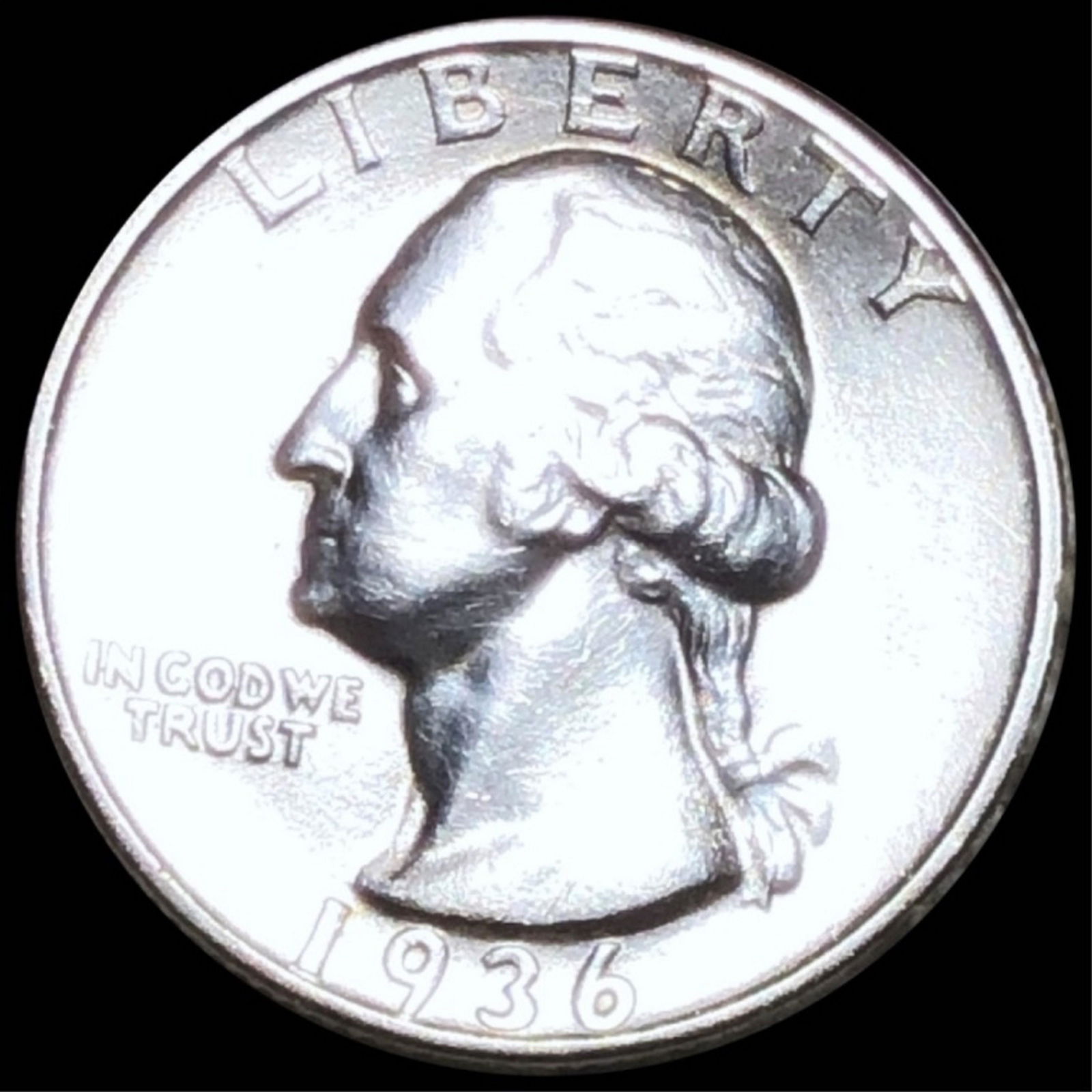1936-D Washington Silver Quarter UNCIRCULATED (1 of 2)