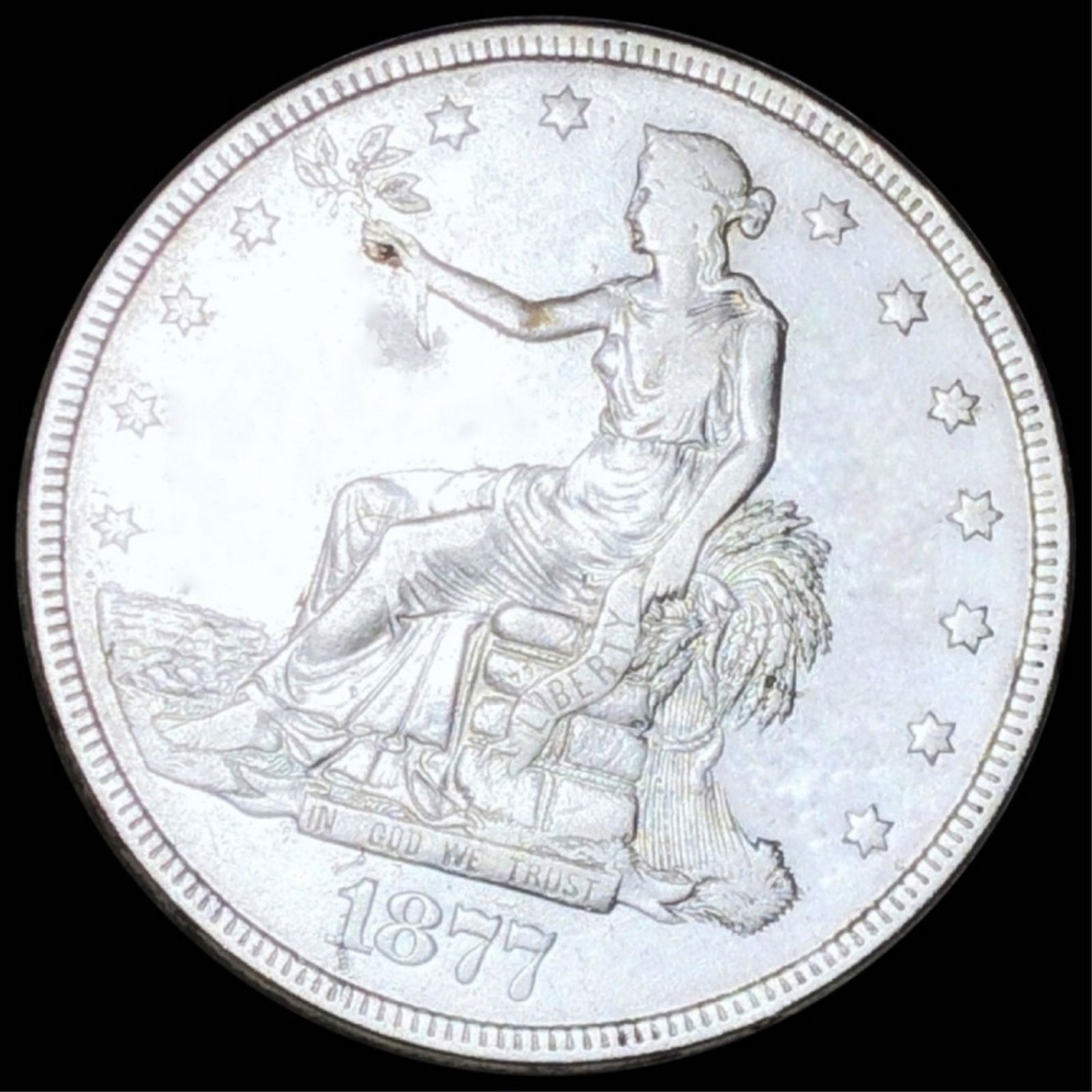 1877 Silver Trade Dollar LIGHTLY CIRCULATED (1 of 2)