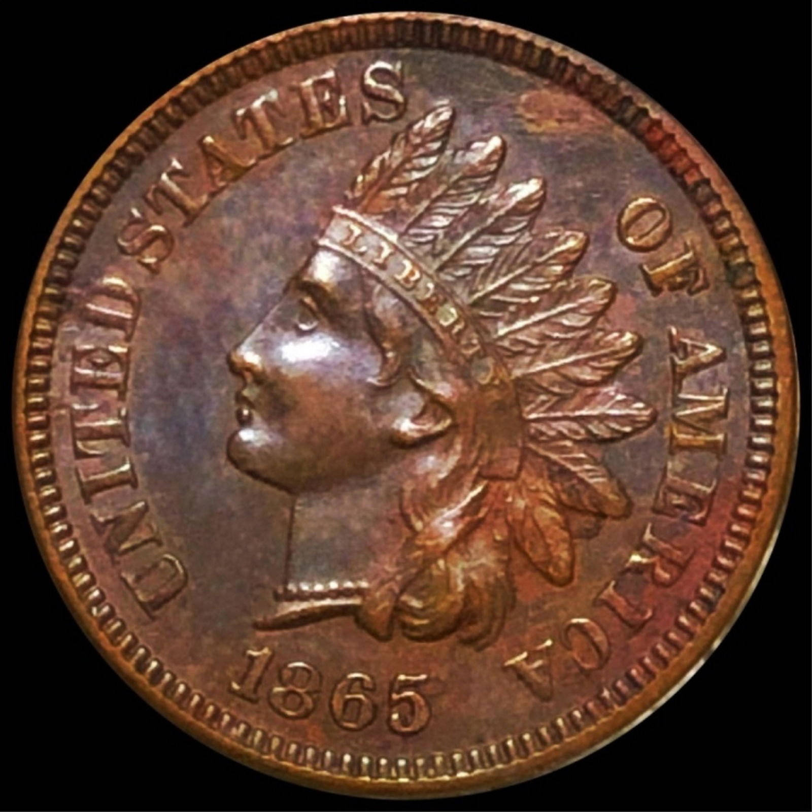 1865 Indian Head Cent UNCIRCULATED (1 of 2)