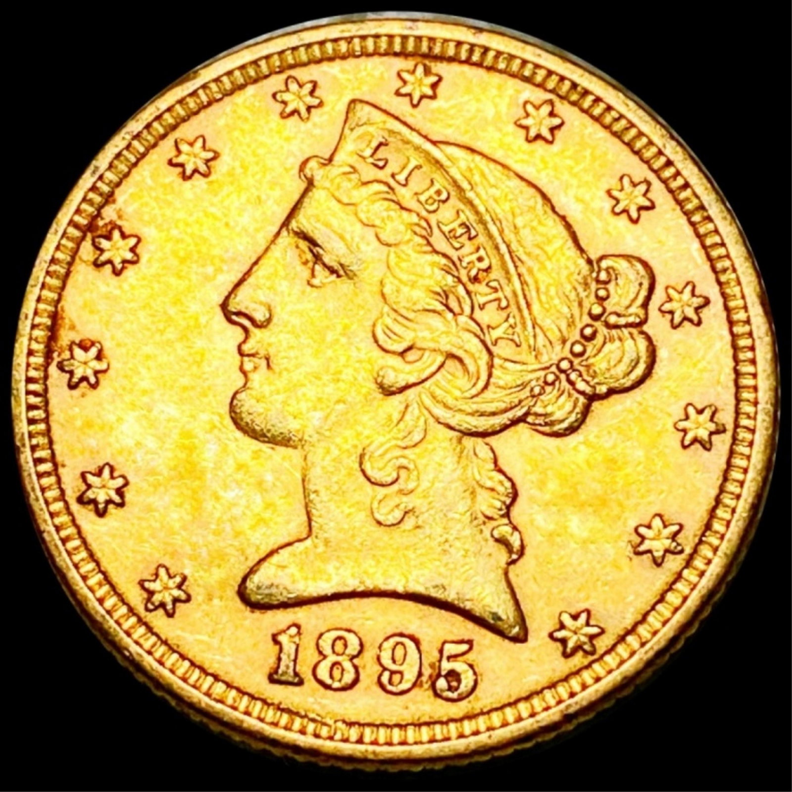 1895 $5 Gold Half Eagle UNCIRCULATED (1 of 2)