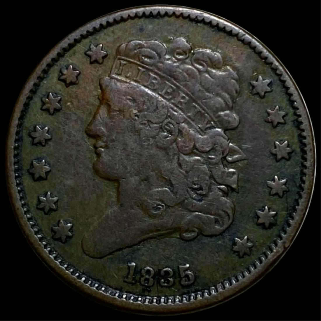 1835 Classic Head Half Cent LIGHTLY CIRCULATED (1 of 2)