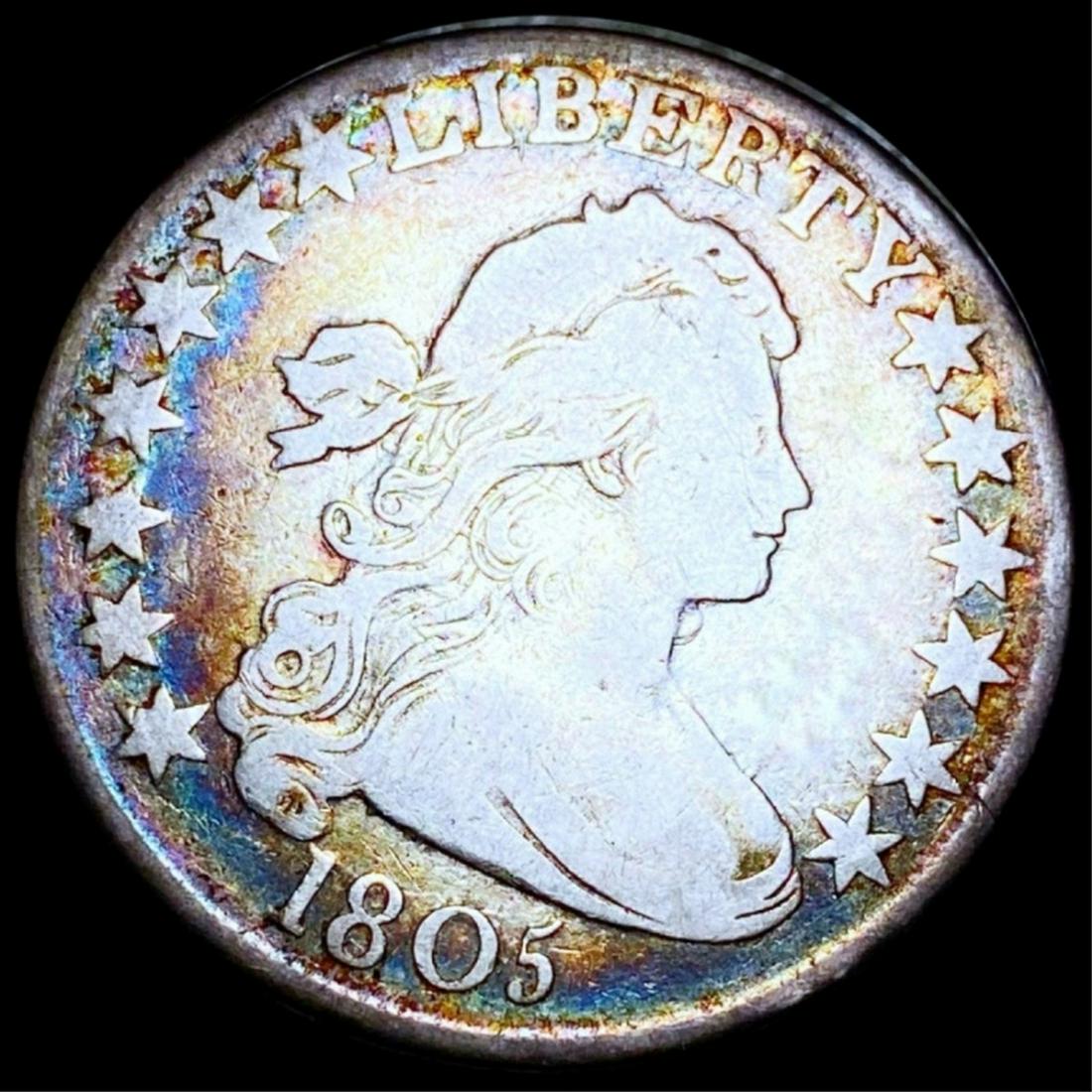 1805 Draped Bust Half Dollar NICELY CIRCULATED (1 of 2)