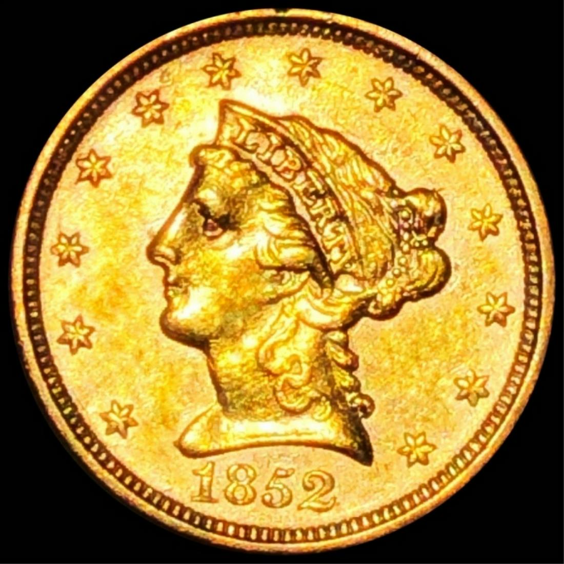 1852 $2.50 Gold Quarter Eagle UNCIRCULATED (1 of 2)