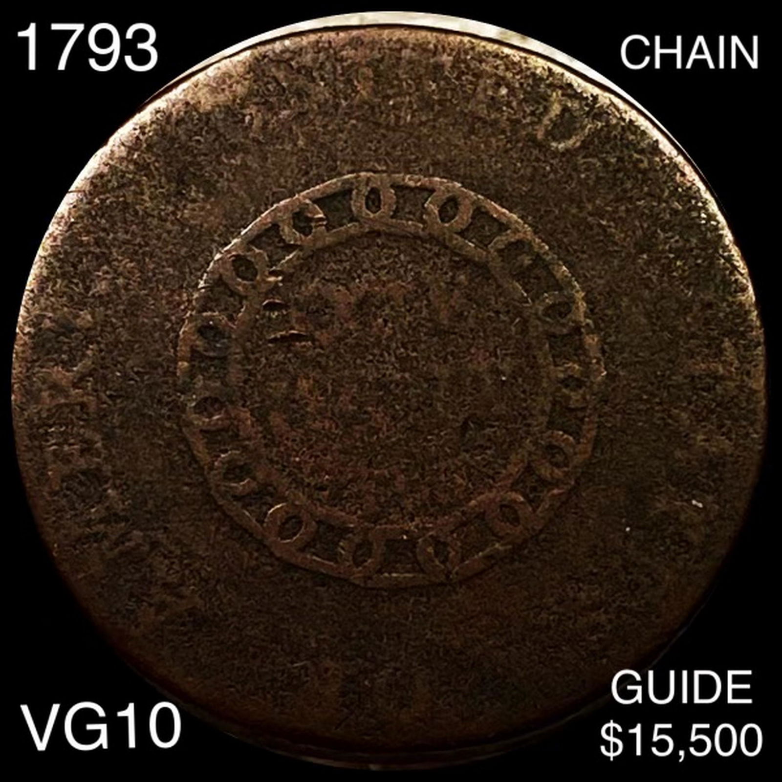1793 Chain Cent NICELY CIRCULATED (1 of 2)