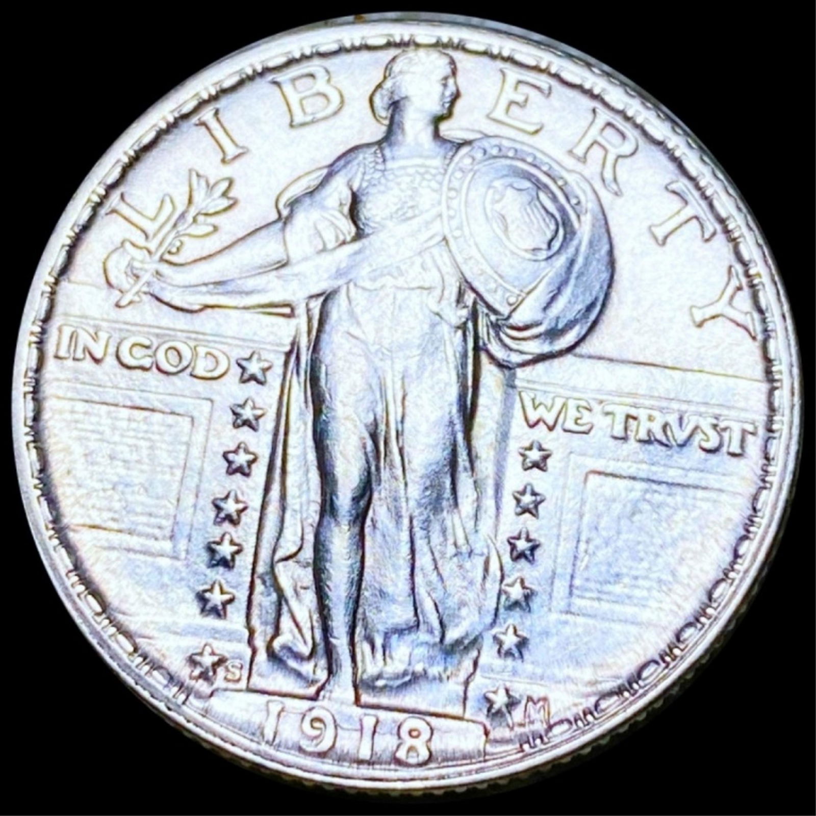 1918-S Standing Liberty Quarter UNCIRCULATED (1 of 2)