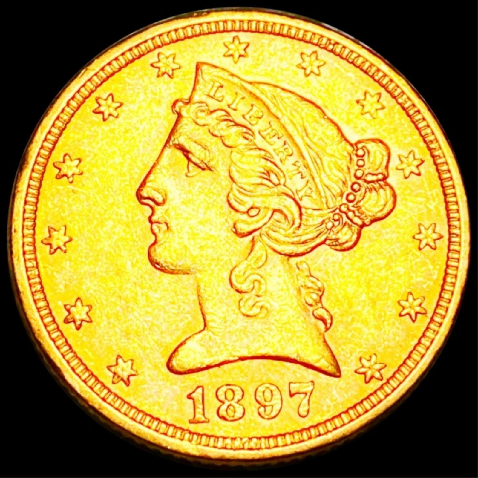 1897 $5 Gold Half Eagle UNCIRCULATED (1 of 2)