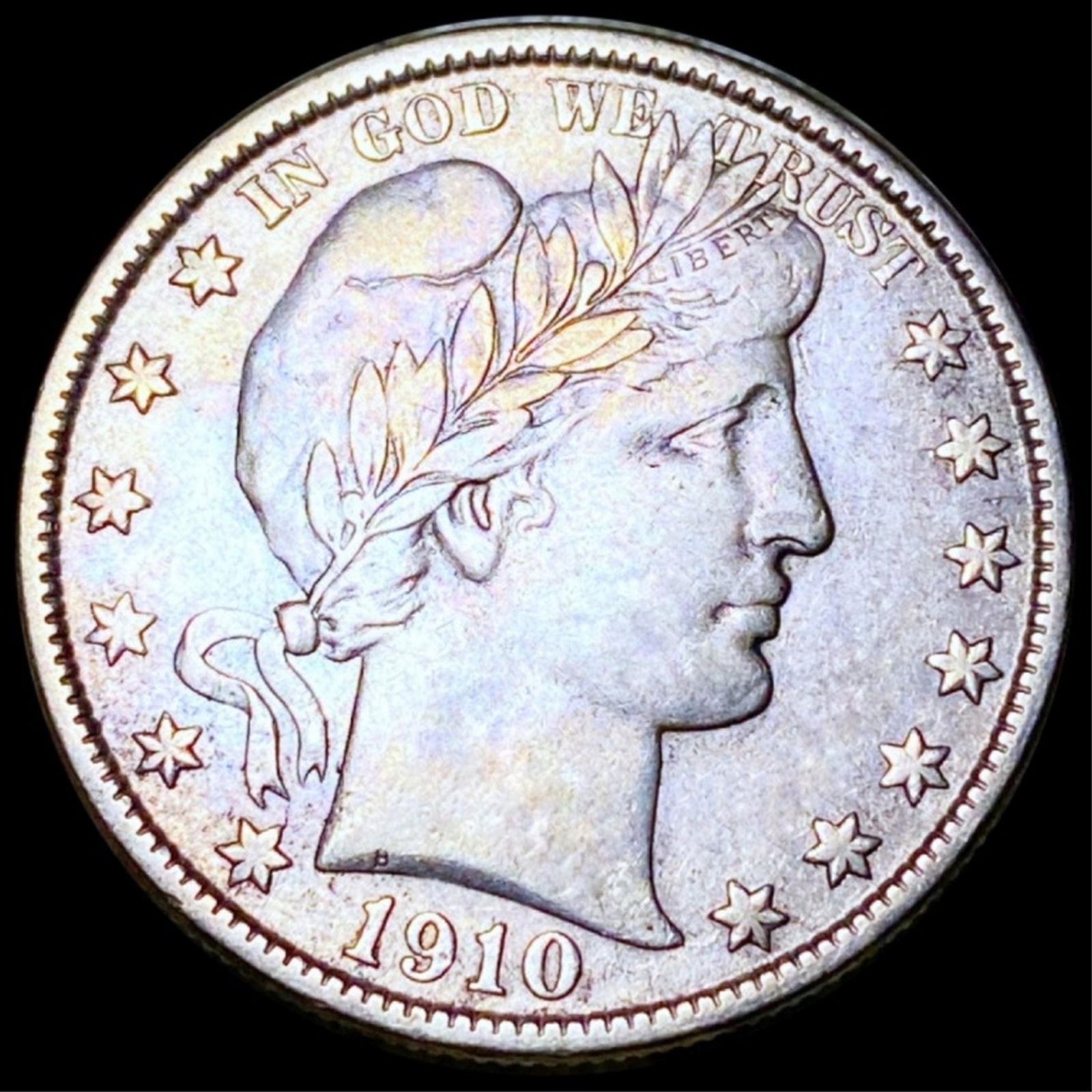 1910-S Barber Half Dollar ABOUT UNC (1 of 2)