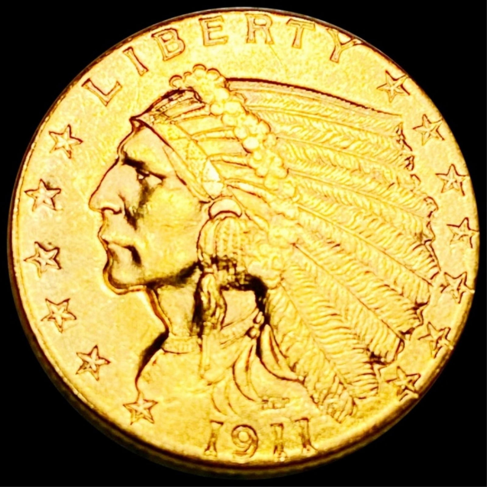 1911 $2.50 Gold Quarter Eagle UNCIRCULATED (1 of 2)
