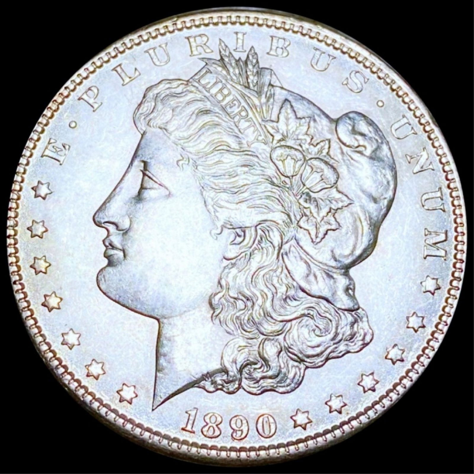 1890-CC Morgan Silver Dollar UNCIRCULATED (1 of 2)