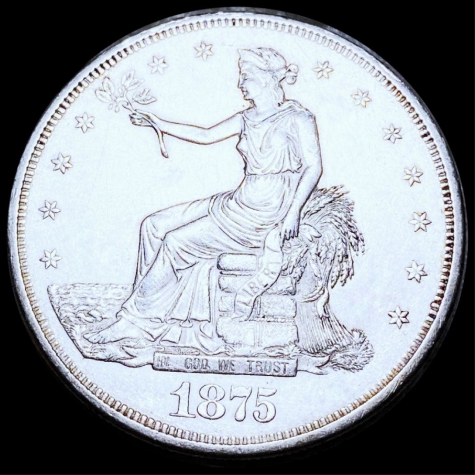 1875-CC Silver Trade Dollar UNCIRCULATED (1 of 2)