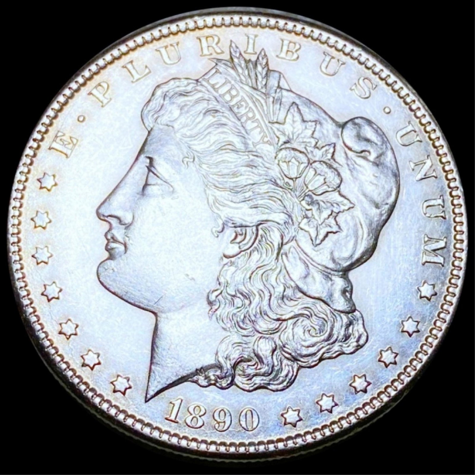 1890-CC Morgan Silver Dollar UNCIRCULATED (1 of 2)