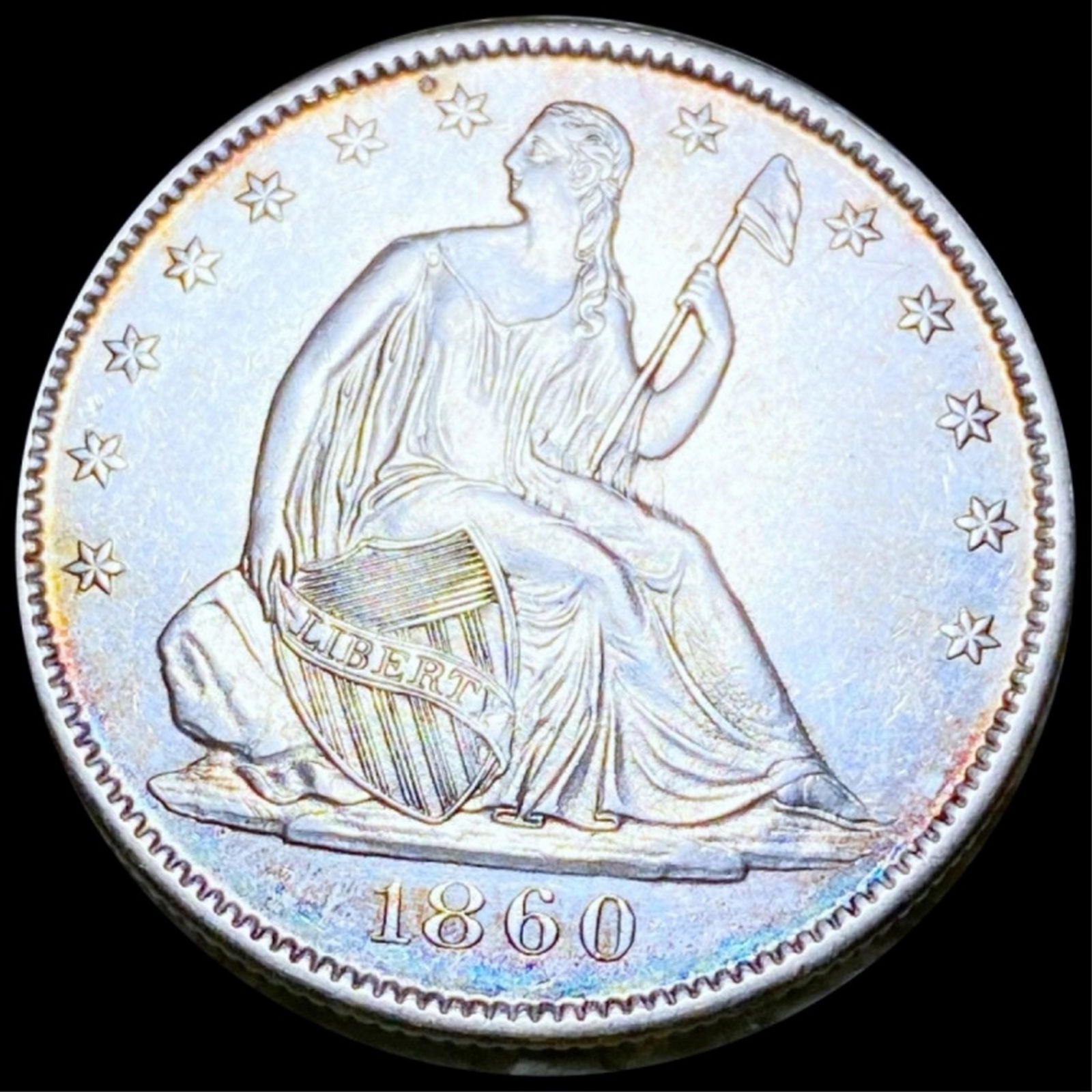 1860-O Seated Half Dollar UNCIRCULATED (1 of 2)