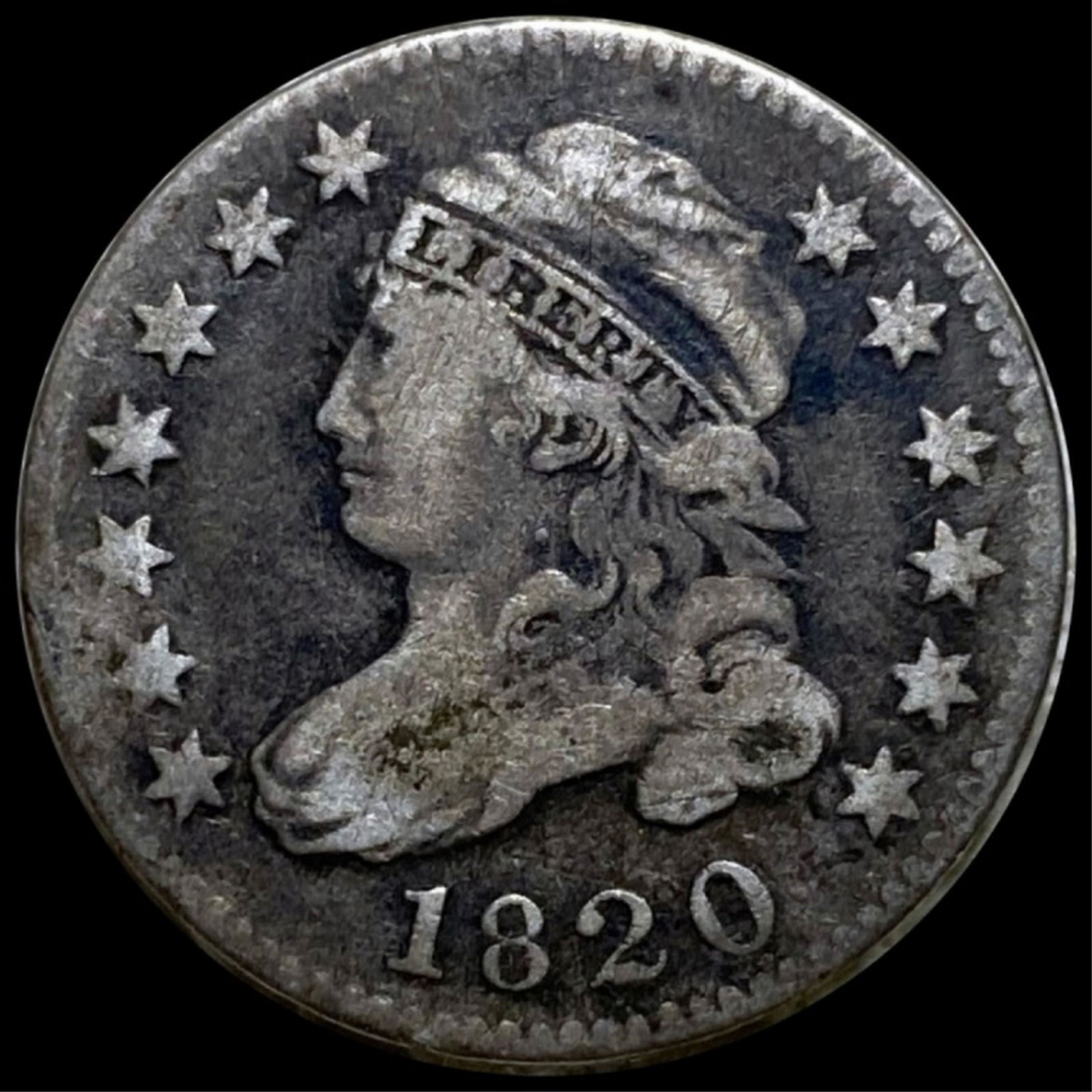 1820 Capped Bust Dime NICELY CIRCULATED (1 of 2)