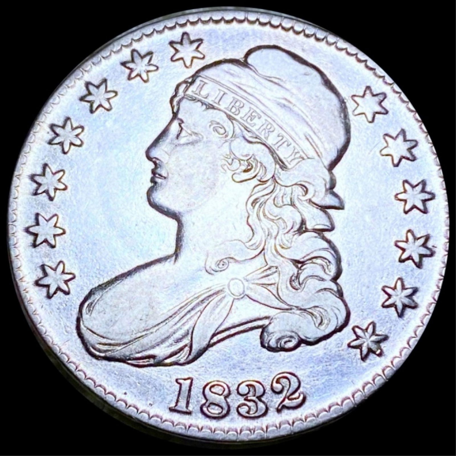 1832 Capped Bust Half Dollar LIGHTLY CIRCULATED (1 of 2)