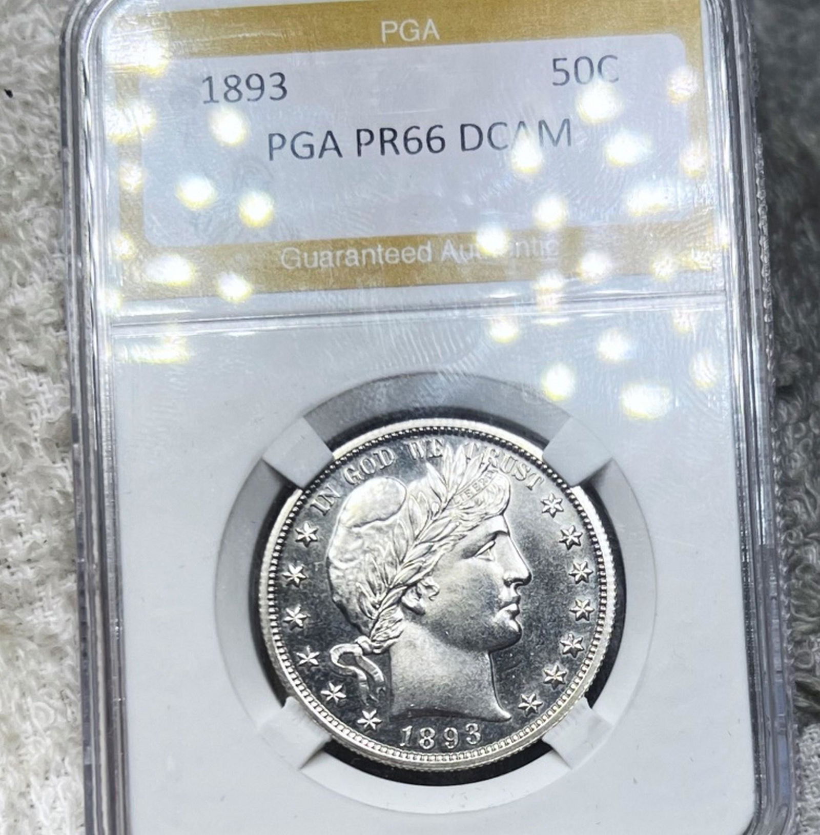 1893 Barber Half Dollar PGA - PR 66 DCAM (1 of 2)